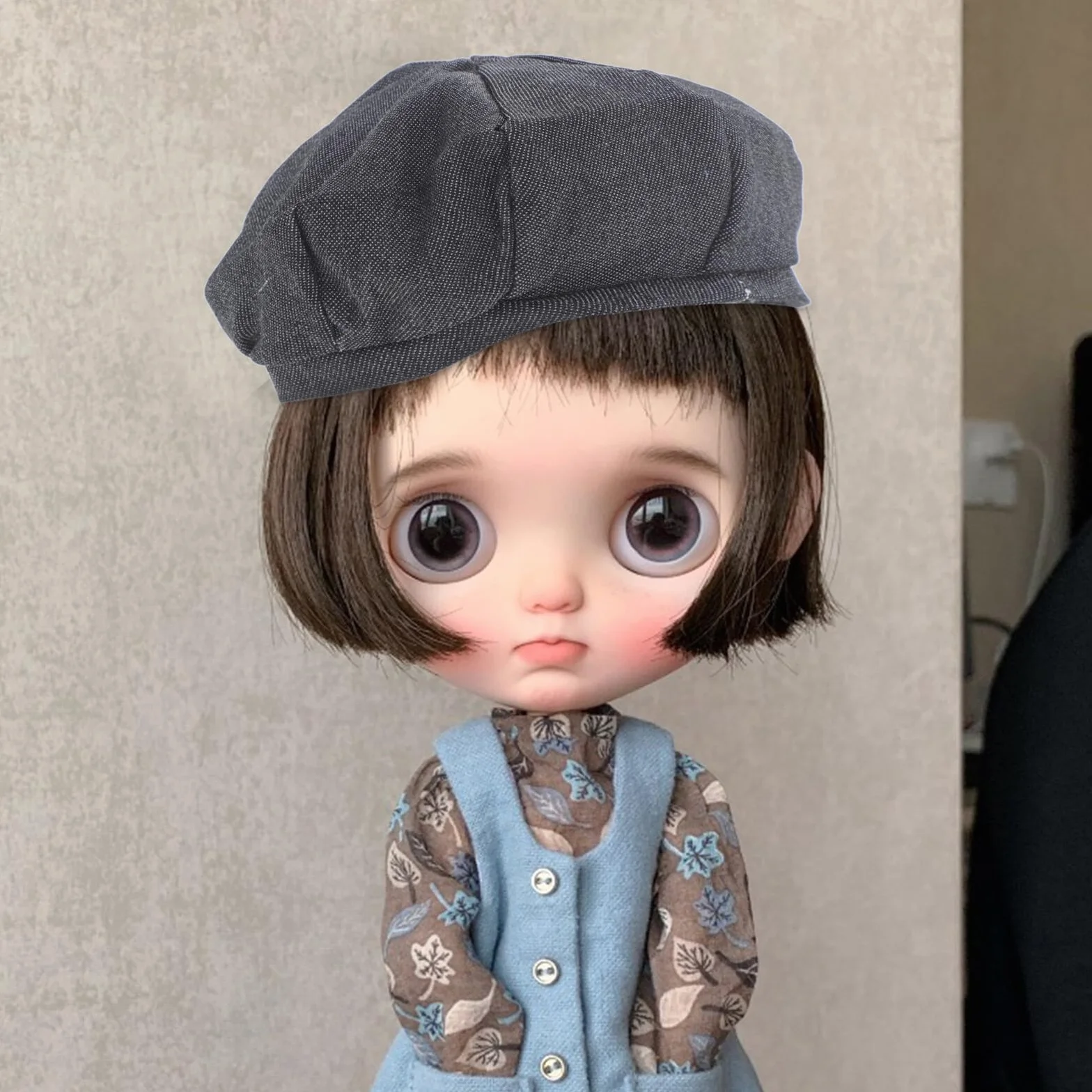 Cappello Miniature per Bambole in Poliestere Multipurpose e Facile da Indossare, Accessori Delicati e Belli per Vestire e Fotografare Bambolotti