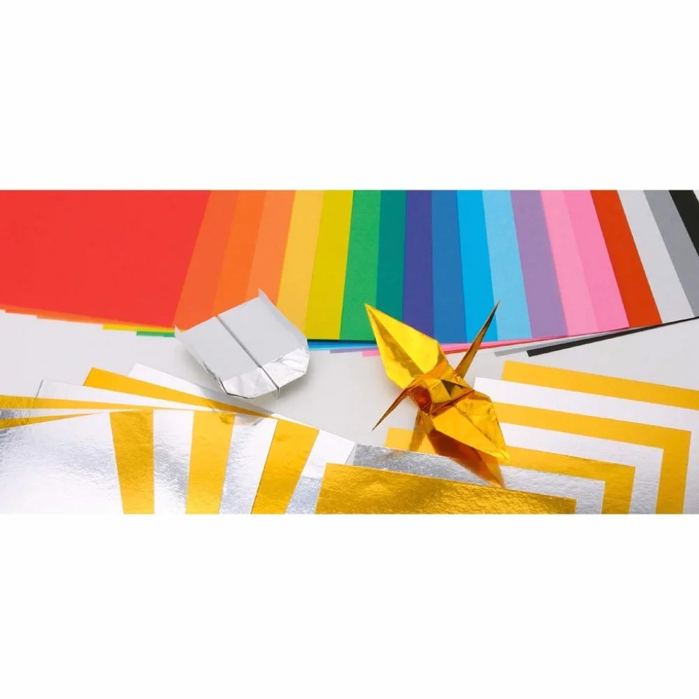 Carta giapponese per origami 100 fogli 17,6x17,6 cm nero Tokyo 065154