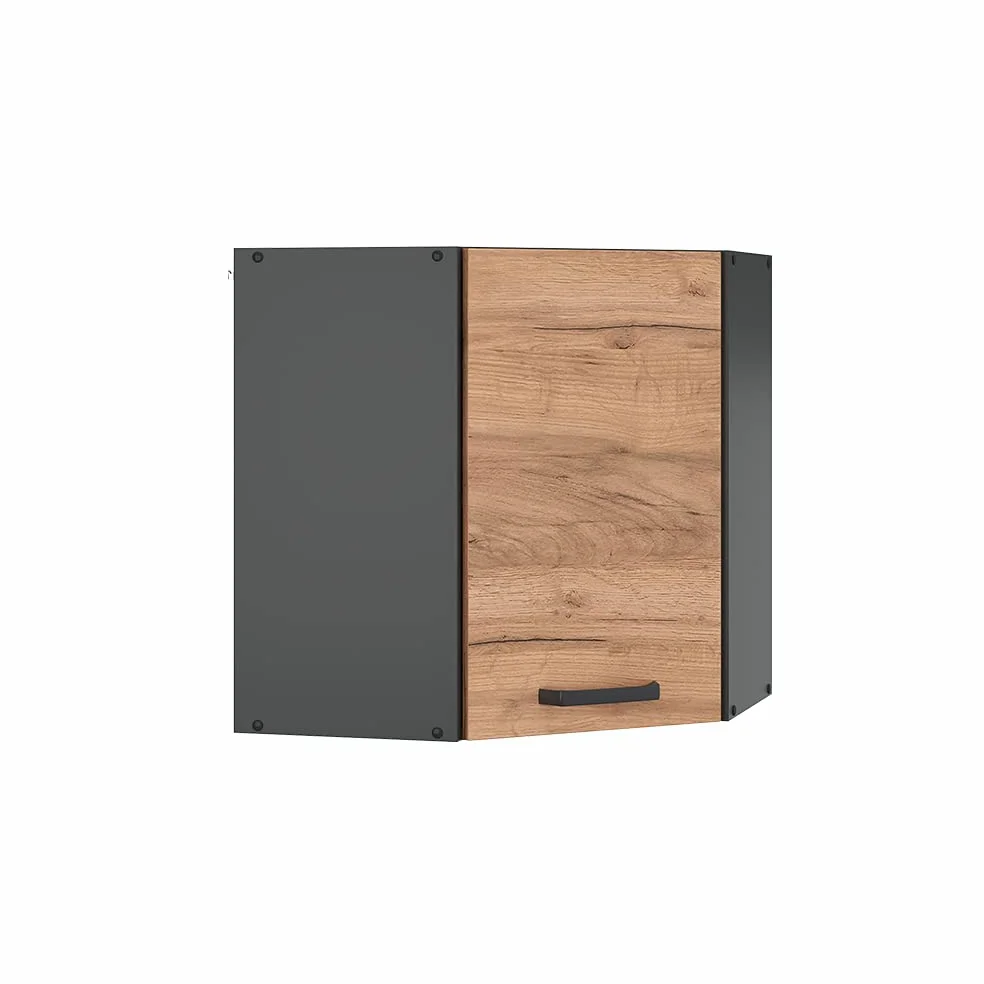 Vicco Mobile angolare da cucina R-Line, Rovere dorato, 57 cm, per la libera combinazione all'interno di sistemi cucina modulari