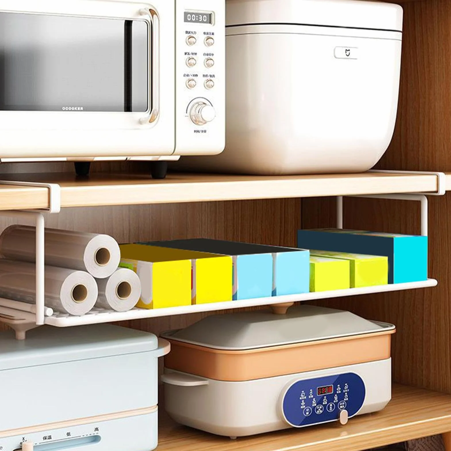 Scarpiera Regolabile, Ripiano Sotto Il Mobile | Ripiano Estensibile Per Organizer Per Scarpe, Versatile Scaffale Per Armadi, Dispensa, Lavanderia E Cestino Per L'organizzazione Dello Spazio