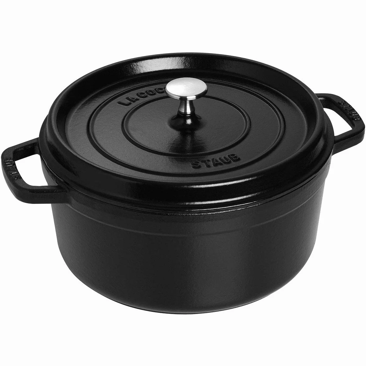 STAUB La Cocotte Casseruola, Ghisa, Nero, 24 cm, 3,8 Litri