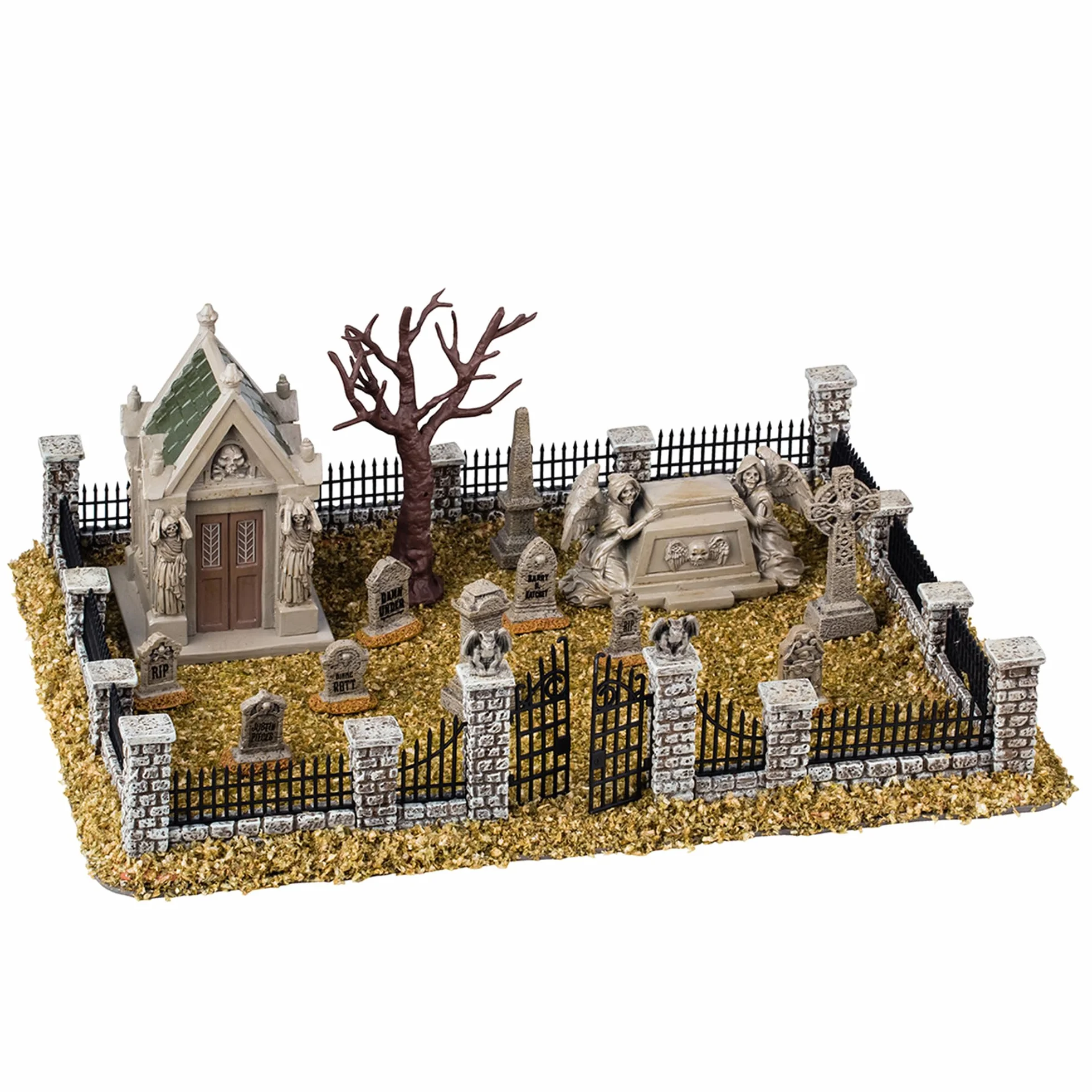 LEMAX Haunted Souls Graveyard Set 14 pz Spooky Town