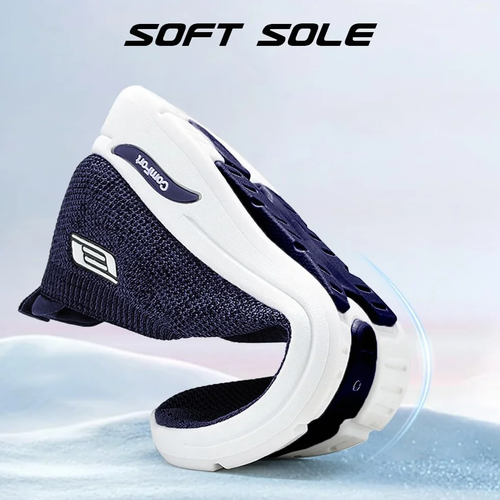Scarpe Casual Leggere da Uomo Slip on Walking Trainers
