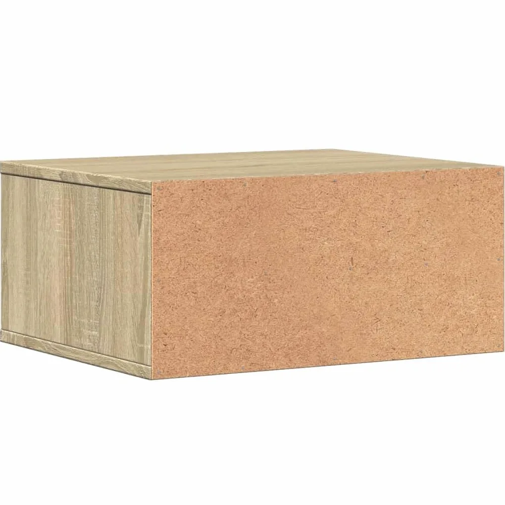 Supporto per stampante in rovere Sonoma, 49 x 40 x 22,5 cm, con spazio e ripiano, carrello da ufficio mobile con cassetto e ruote, organizer per ufficio, home office e studio