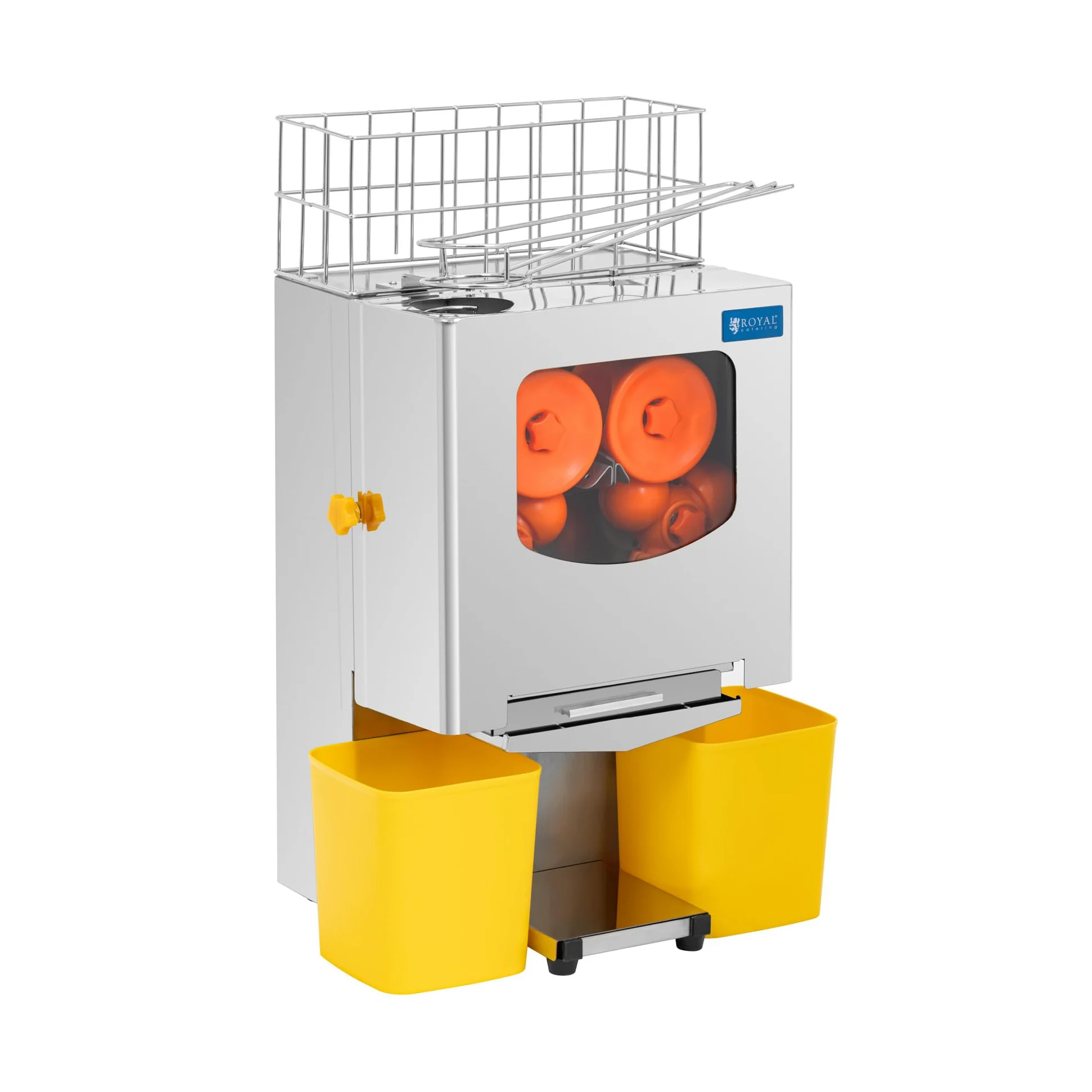 Royal Catering Spremiagrumi elettrico Semiautomatico 120 W 20 arance/min Spremiagrumi elettrico professionale Spremi arance elettrico Spremiagrumi