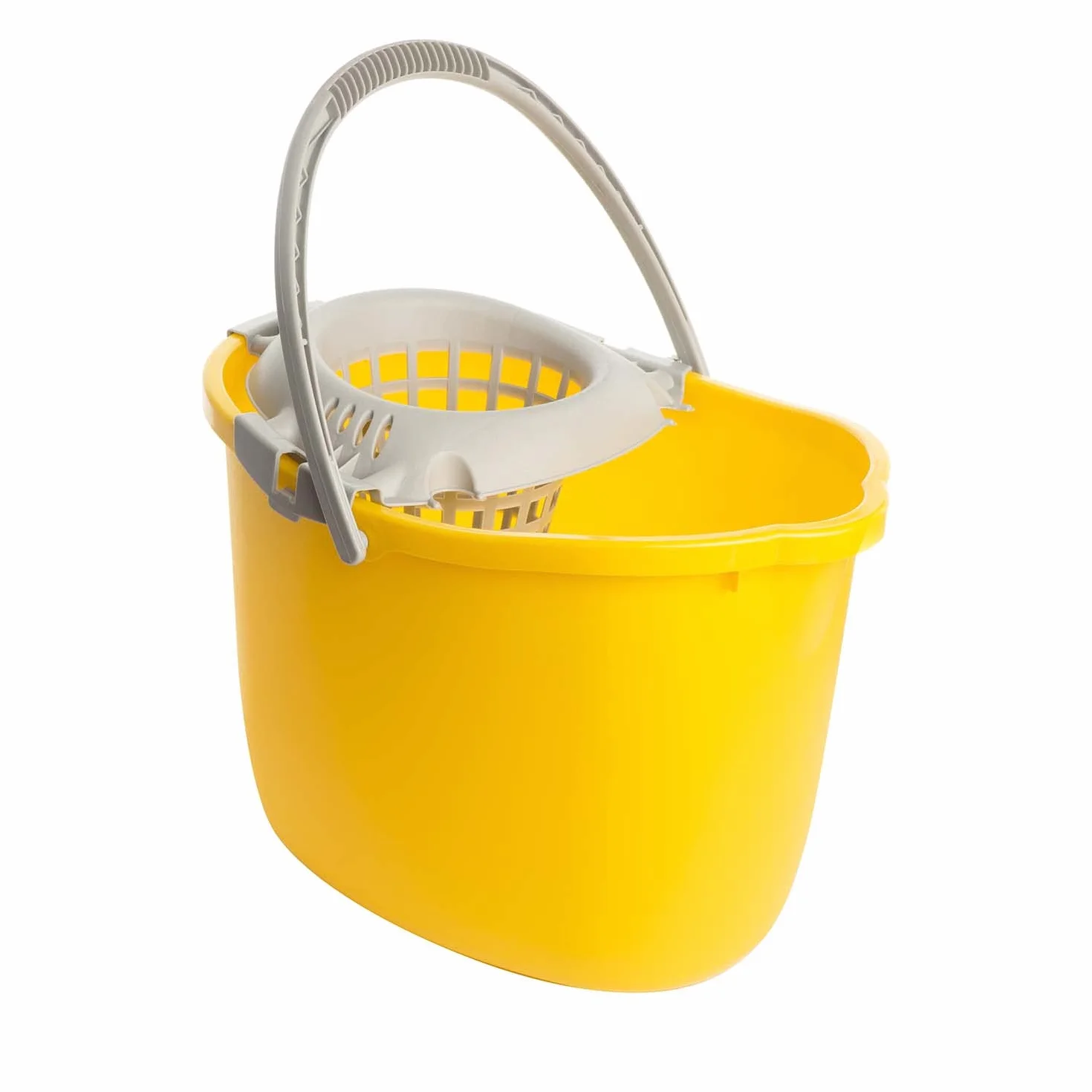 Apex Strizzatore per Secchio Ovale 15L Apex - Plastica Rinforzata – Per Mop e Lavapavimenti – Strizzaggio Facile senza Mani nell’Acqua