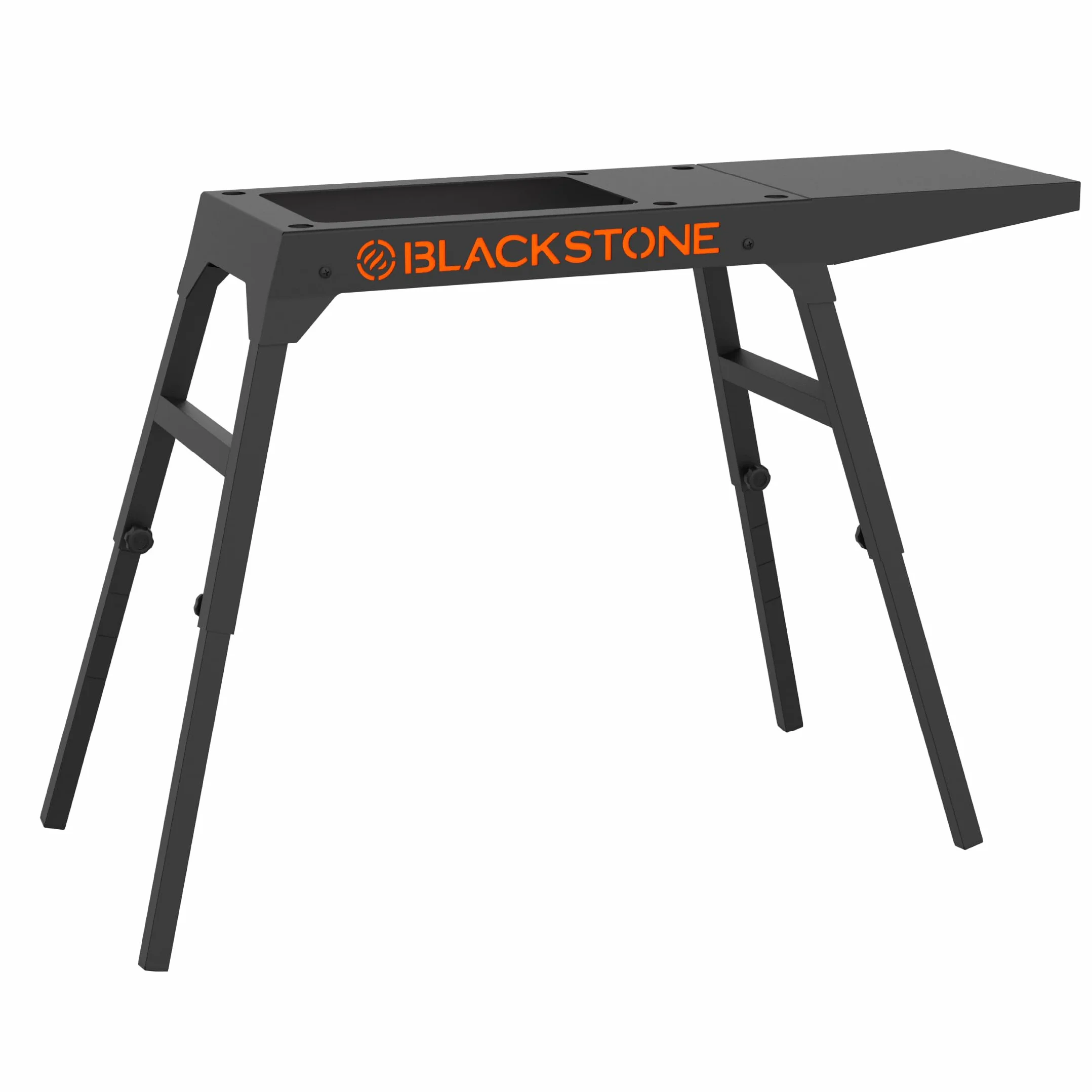 Blackstone 5013 - Supporto universale per gambe con ripiano laterale, in metallo, colore: nero, realizzato per adattarsi alle piastre da tavolo da 43,2 cm o 55,9 cm