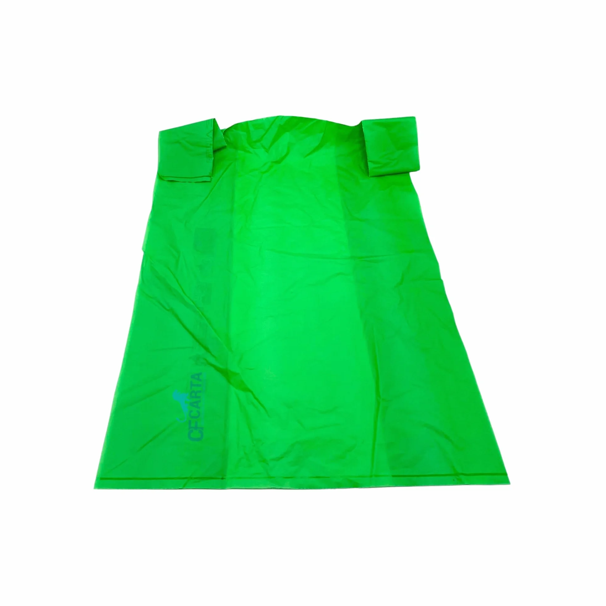 CF CARTA INGROSSO E DISTRIBUZIONE Shopper bio-compostabili - sacchetti biodegradabili e compostabili verde kg4 - buste per trasporto merci (35x65)