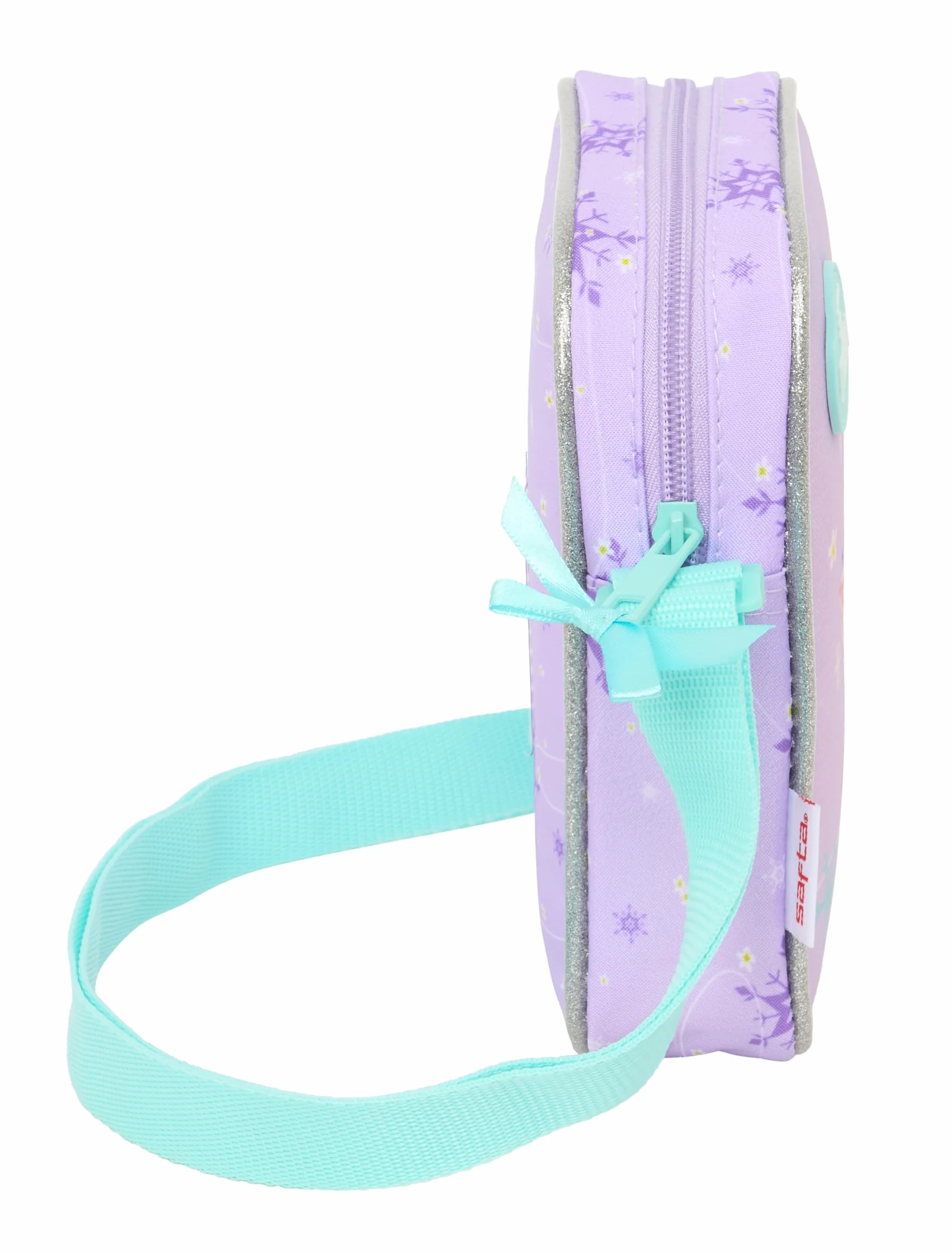 safta FROZEN SPIRIT - Borsa a tracolla per bambini, ideale per bambini dai 5 ai 14 anni, comoda e versatile, qualità e resistenza, 16 x 4 x 18 cm, viola, M, Casual