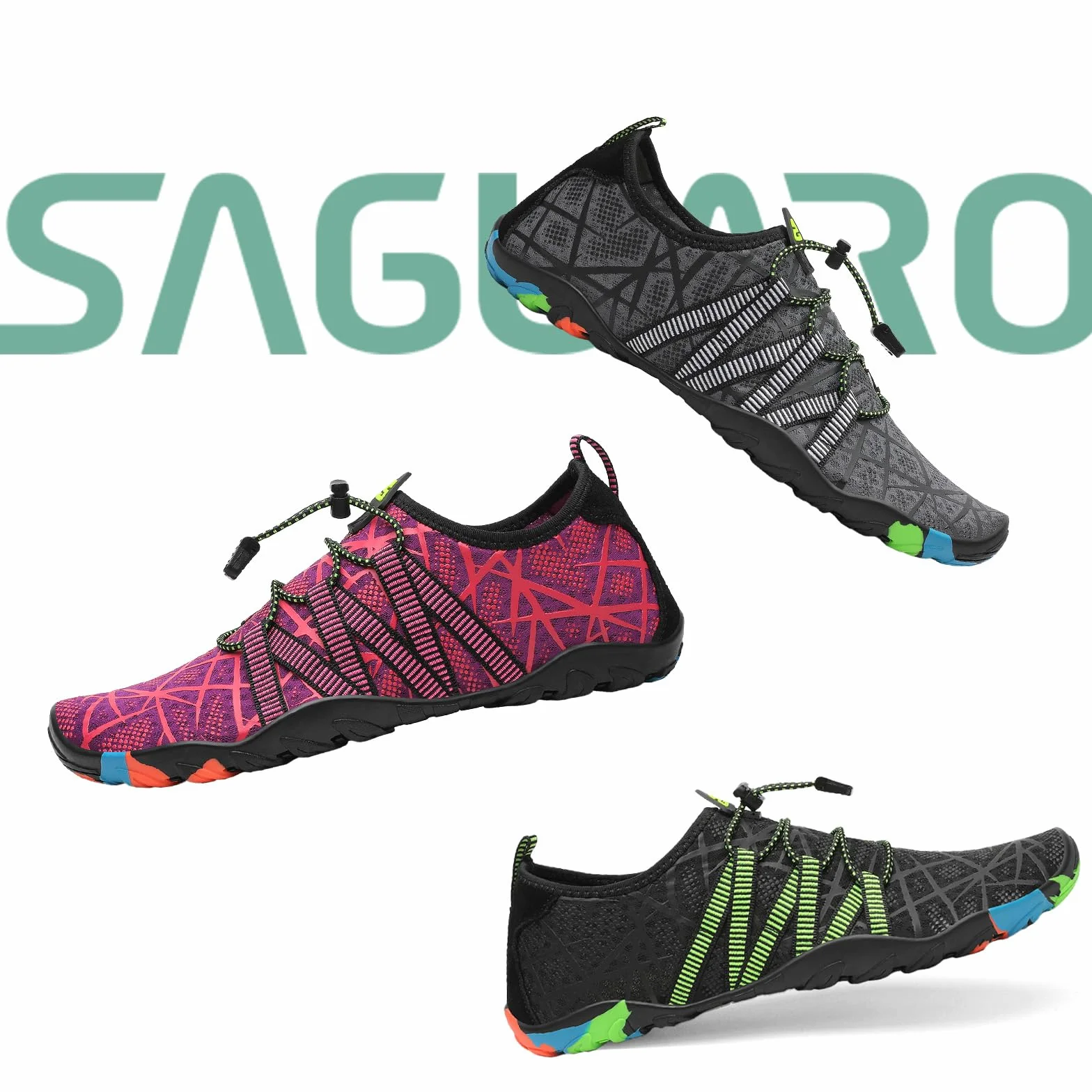 SAGUARO Scarpe da Immersione Uomo Donna Rapida Asciugatura Spiaggia Surf