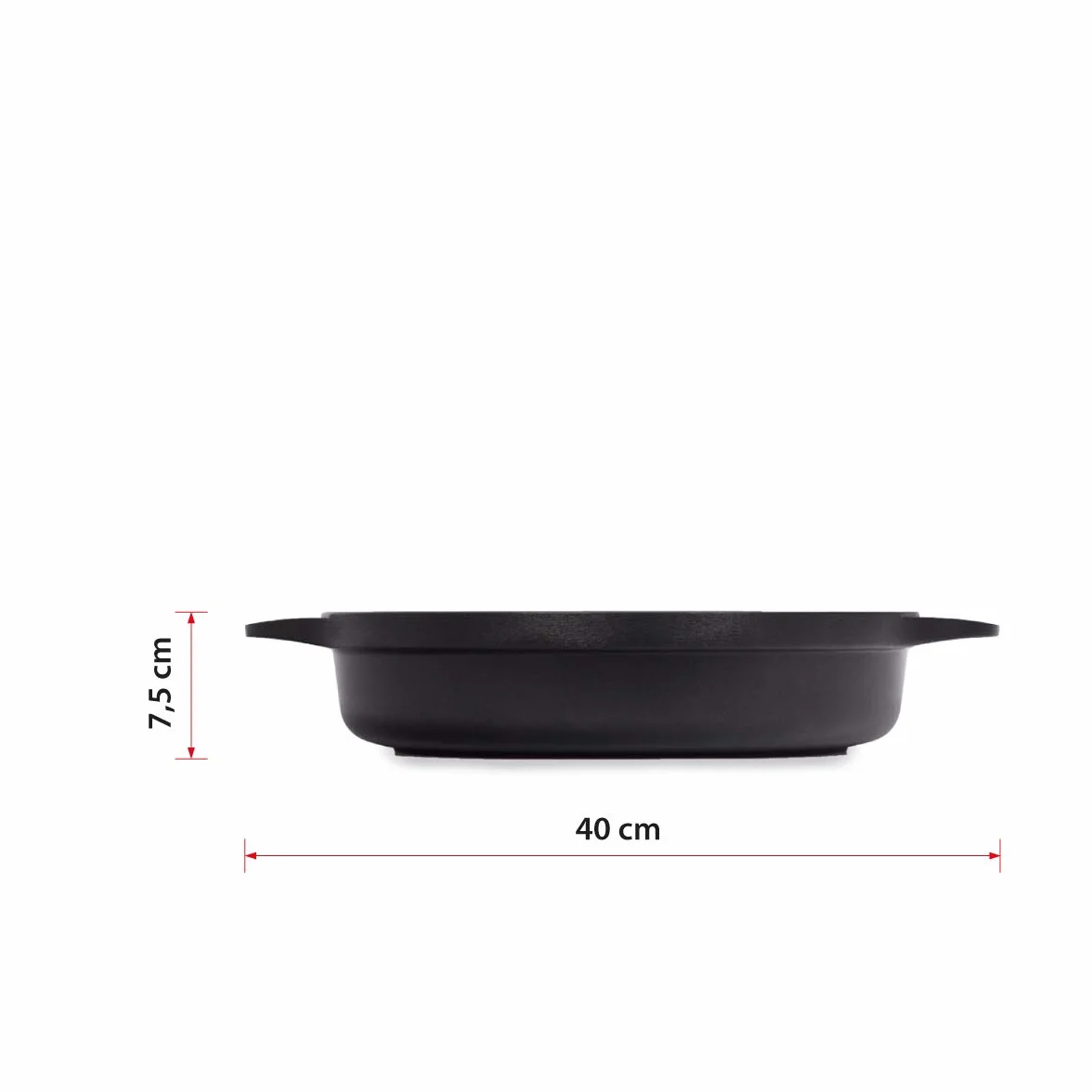 Valira Cazuelas Casseruola Bassa Premium 32 cm z Patelnią Antypaleniem, Wzmocniony Alumin, Odporny na Indukcję z Pokrywką i Uchwyty