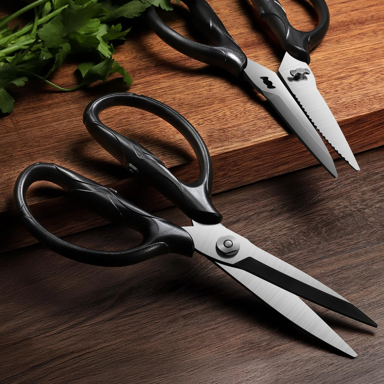 SHAN ZU Forbici da Cucina in Acciaio Inox 5Cr15MoV 21 cm Professionali Giapponesi