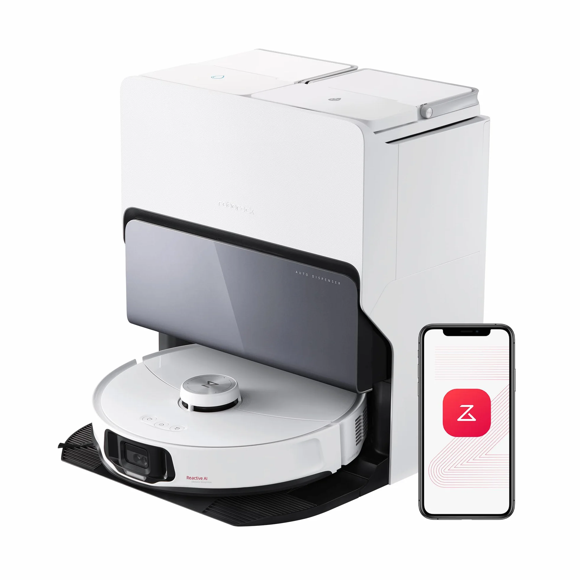 Roborock S8 MaxV Ultra Robot odkurzacz i mop 10000 Pa mycie gorąca woda 60°C