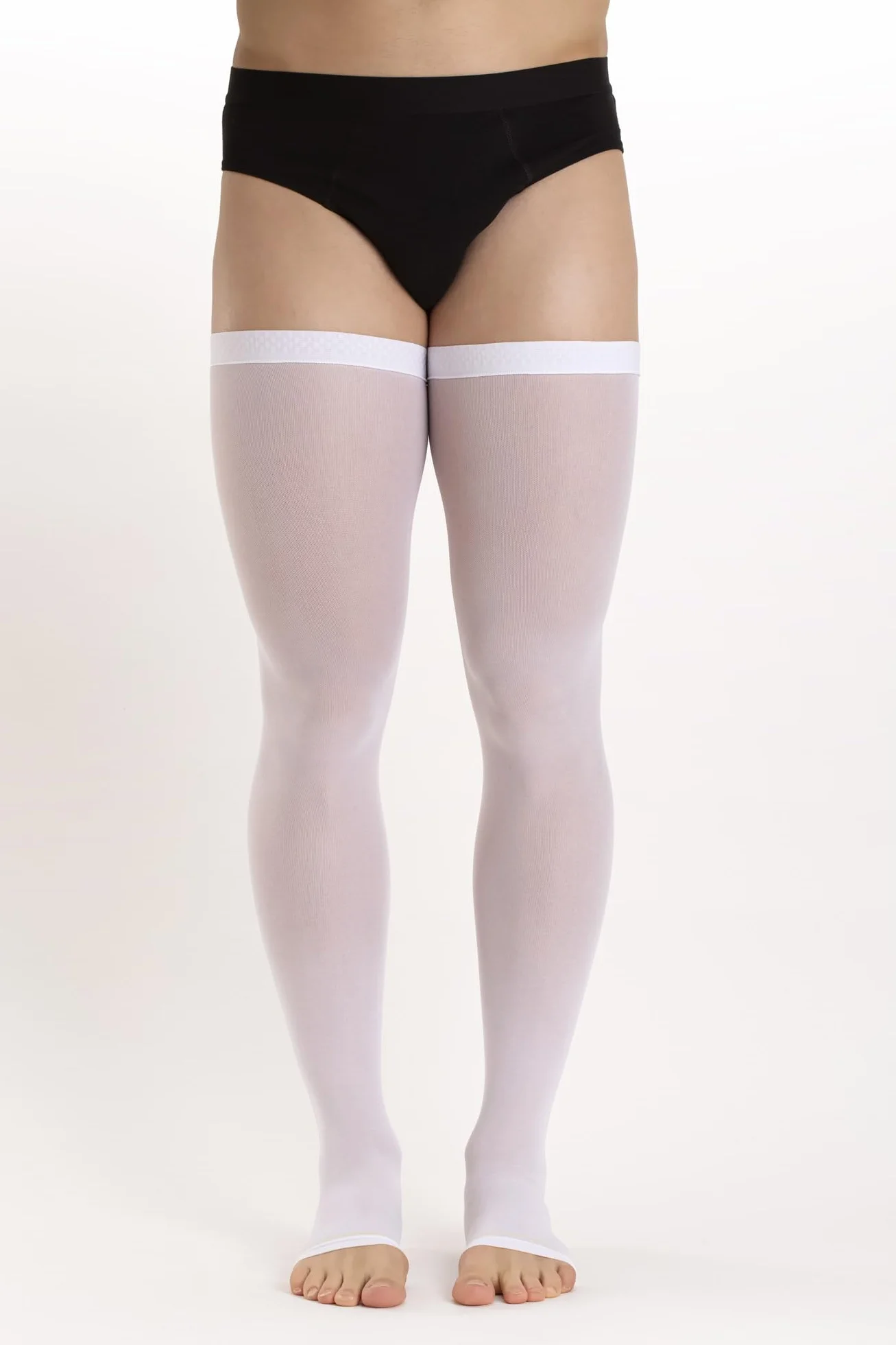 Relaxsan Antitrombo M0370A calze autoreggenti punta aperta compressione graduata 18-23 mmHg K1