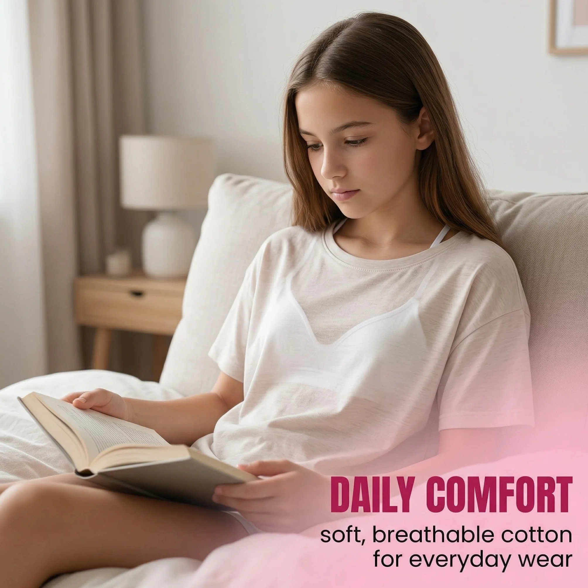Reggiseno Sportivo Senza Cuciture 4 Pezzi Cotone Traspirante con Spallacci Regolabili Yoga Palestra