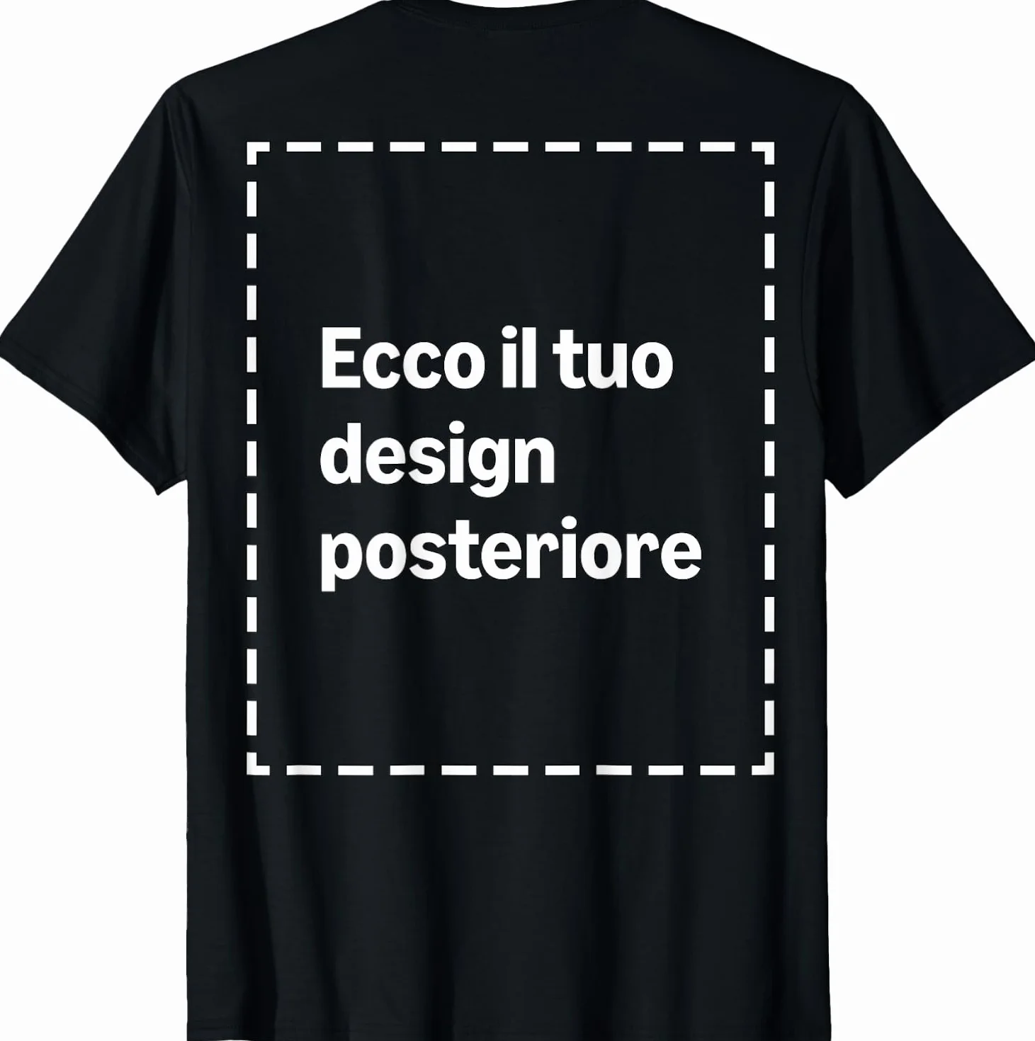 Maglietta Personalizzata Fronte-Retro con Tua Immagine