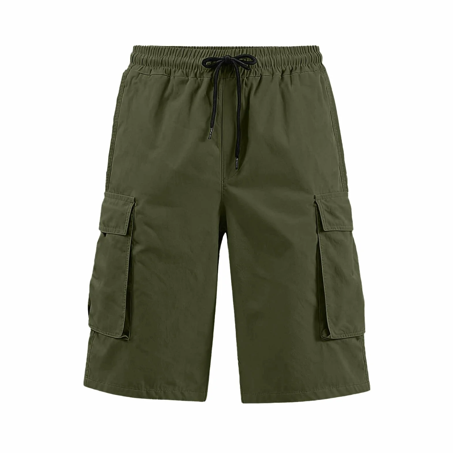 Pantaloncini Cargo Uomo Estivi Slim Fit Cotone Multi-Tasche Leggero Casual Sportivi
