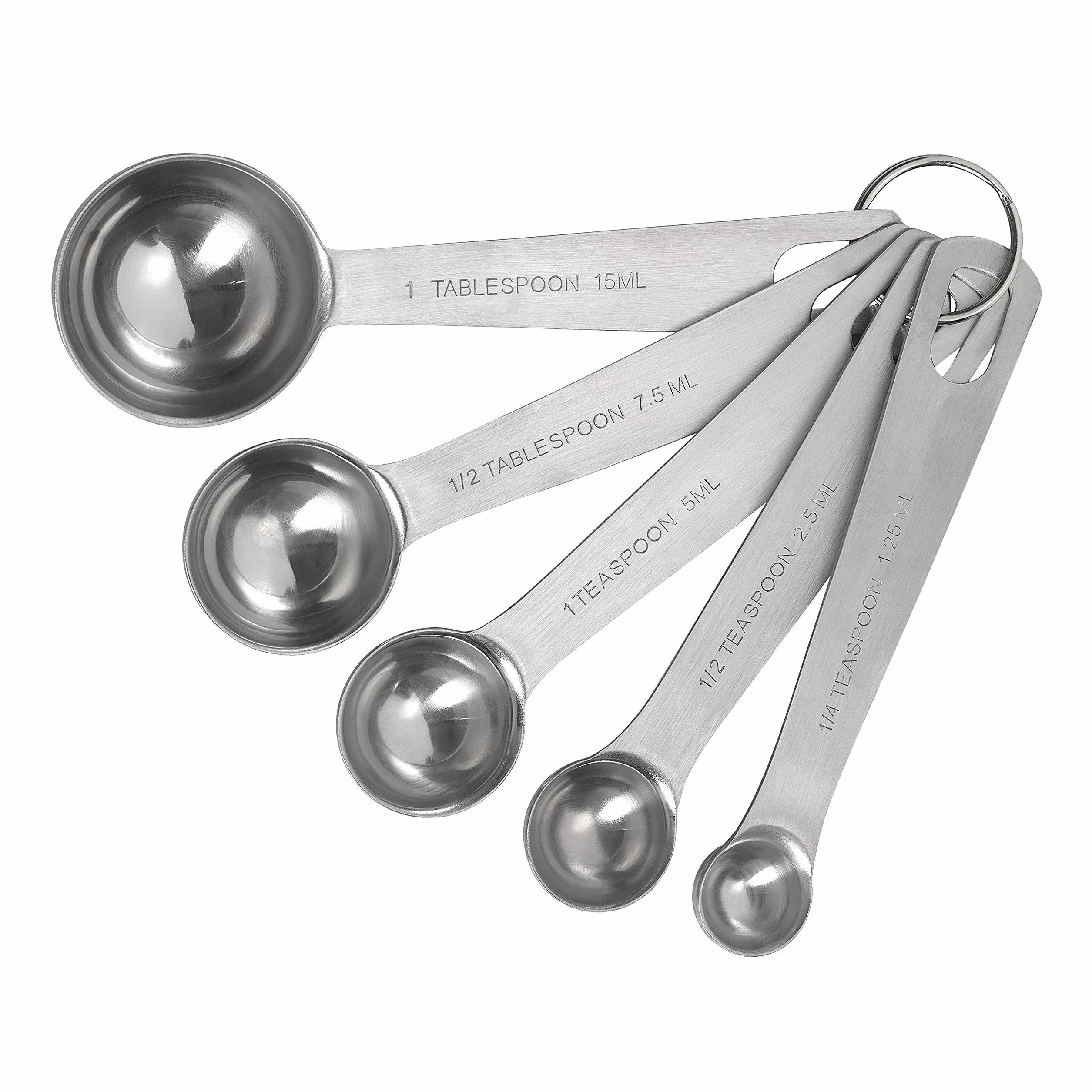 Tala Set of 5 Stainless Steel Measuring Spoons