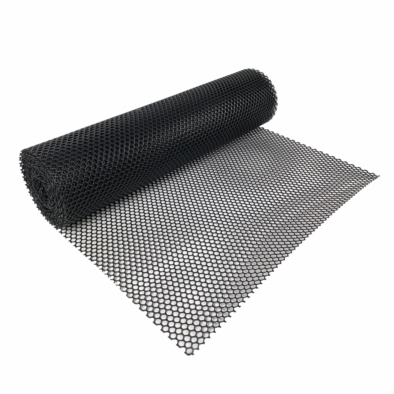 Baki Rivestimento per mensole da bar in rete di vetro 60 cm x 10 m nero