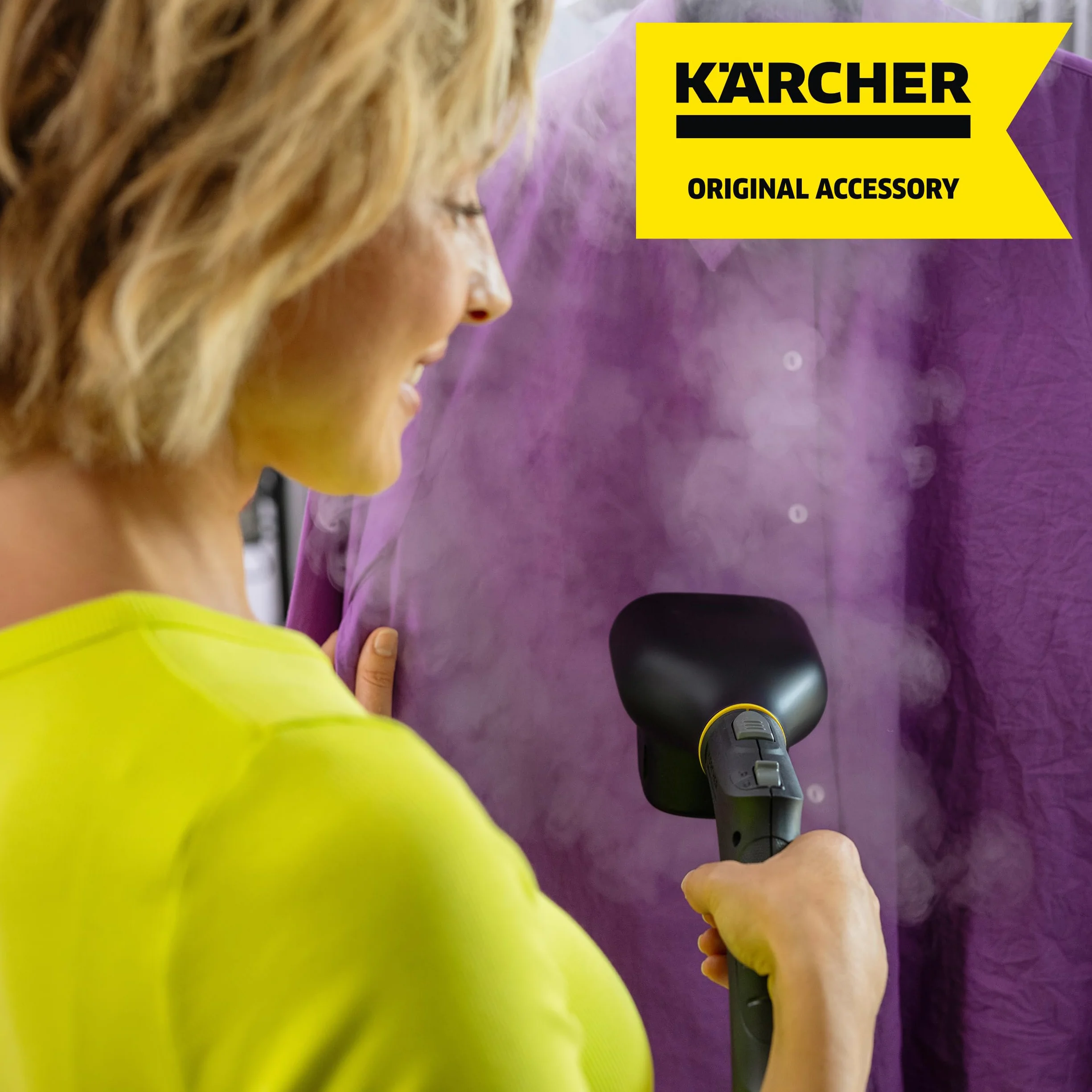 KÄRCHER Bocchetta a vapore per stirare verticalmente accessorio originale per pulitori a vapore