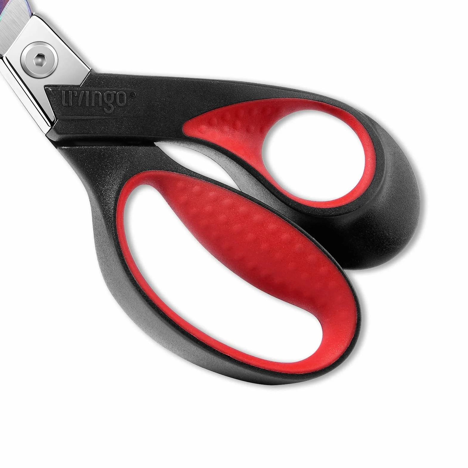 LIVINGO Forbici multiuso per impieghi gravosi 23 CM cesoie affilate forgiate con rivestimento in titanio