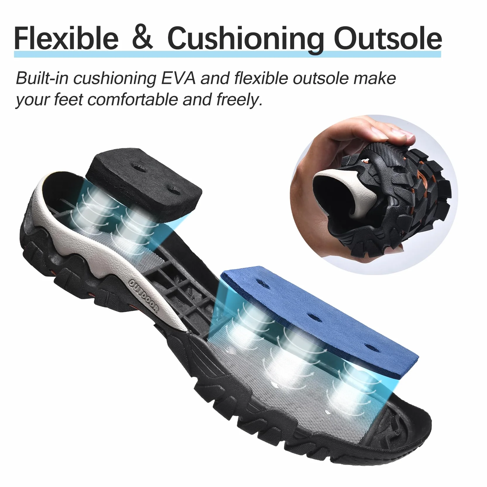 Scarpe da Immersione Uomo Barefoot Antiscivolo Leggere
