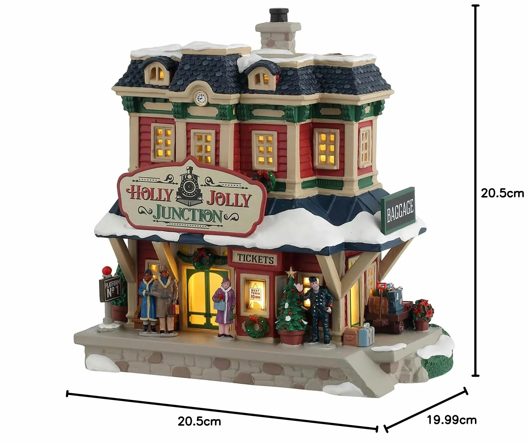 Lemax Holly Jolly Junction, edifici illuminati