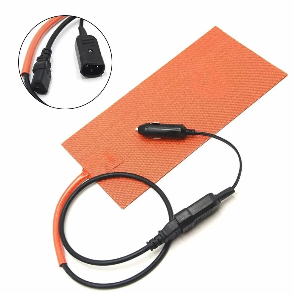 Tappetino riscaldante in silicone 12V 100W protezione surriscaldamento