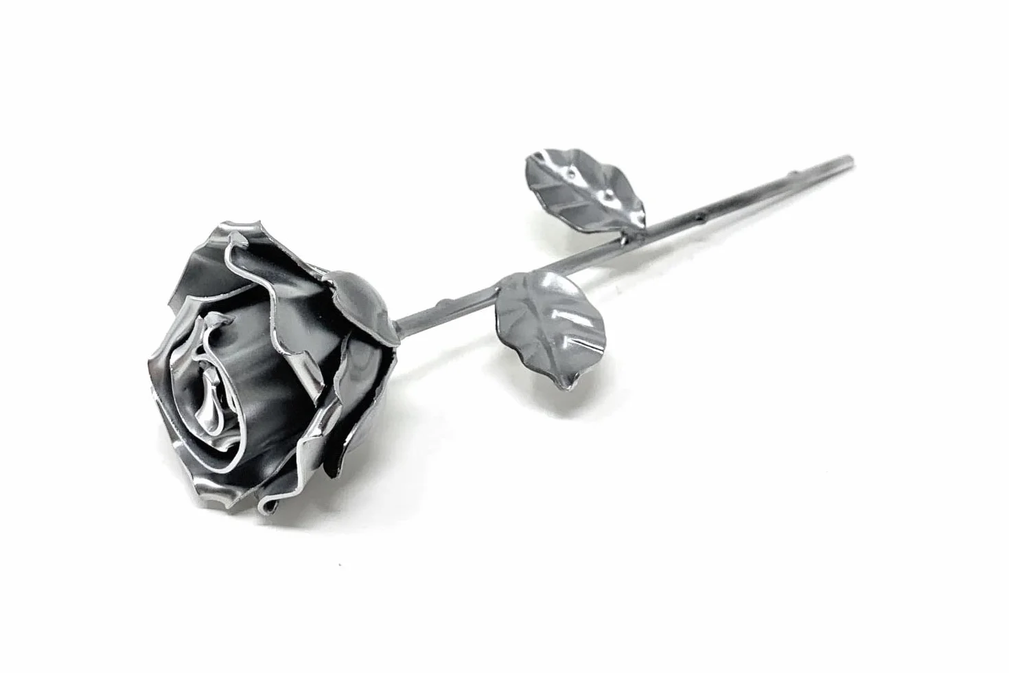 Rosa Eterna w Żelazie Kute Ręcznie (Srebrny) Forging Art Bcn