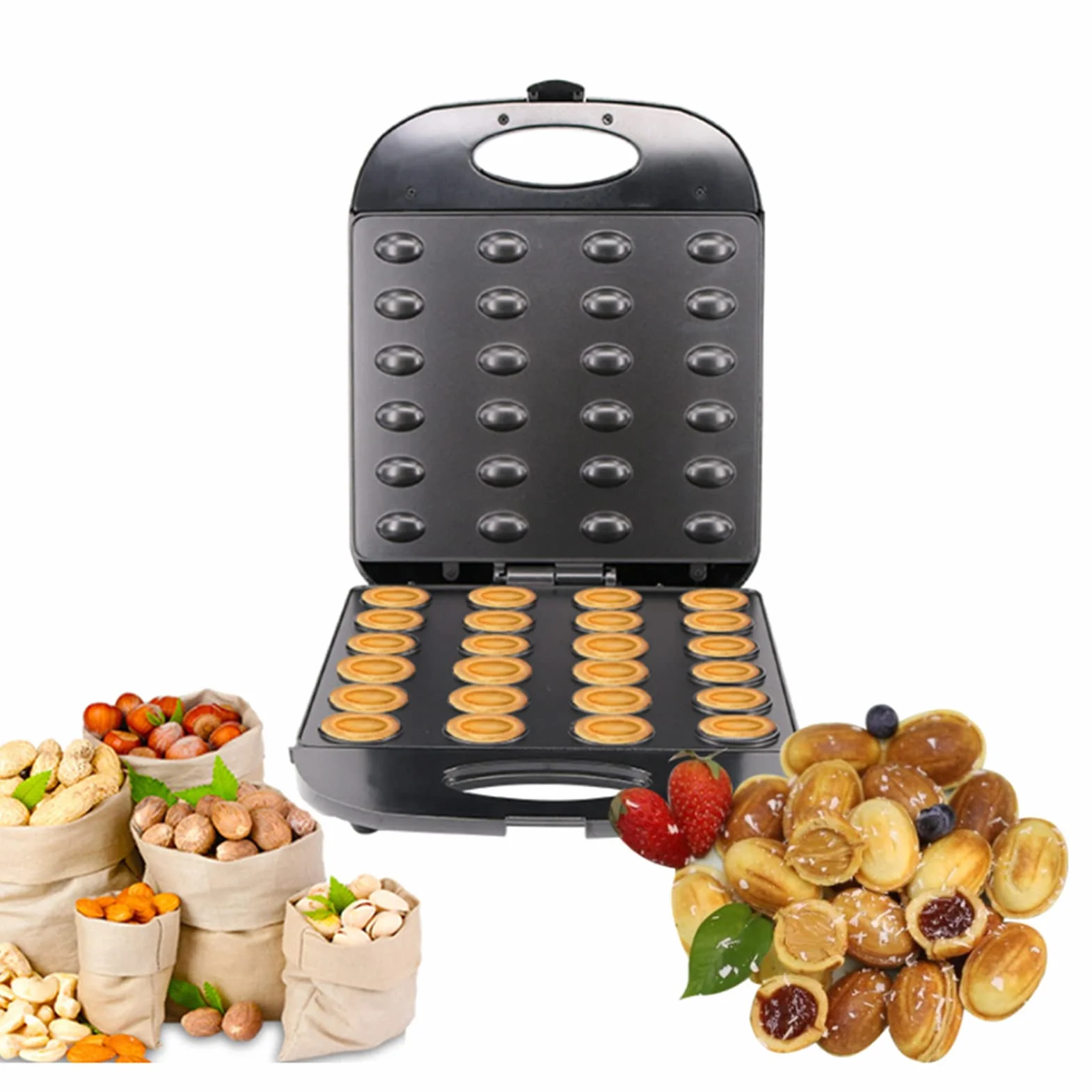 Macchina per Biscotti Elettrica Antiaderente, Nero, Perfetta per Uso Domestico, Gaeirt