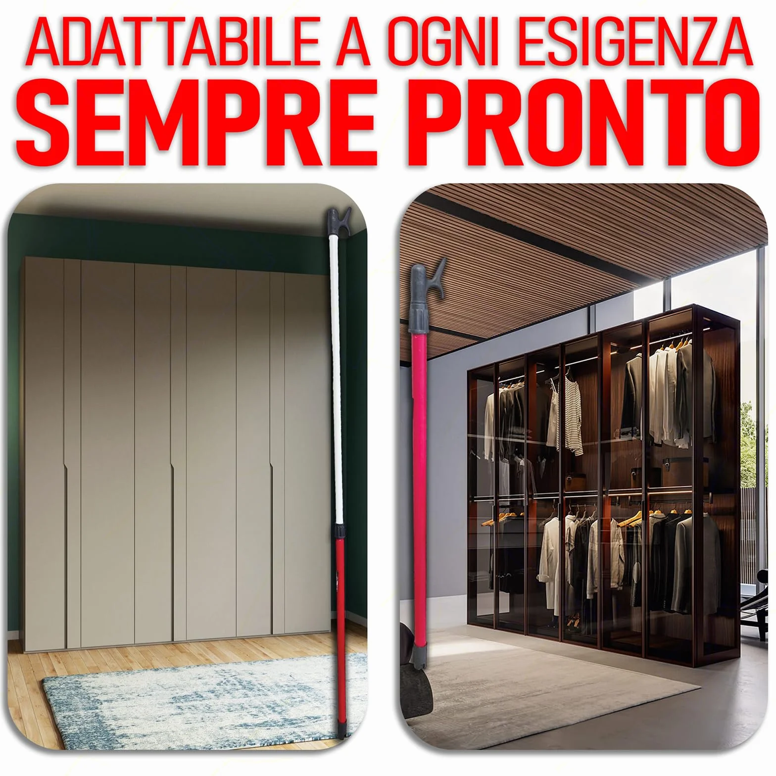 Bronzo Asta Appendiabiti
