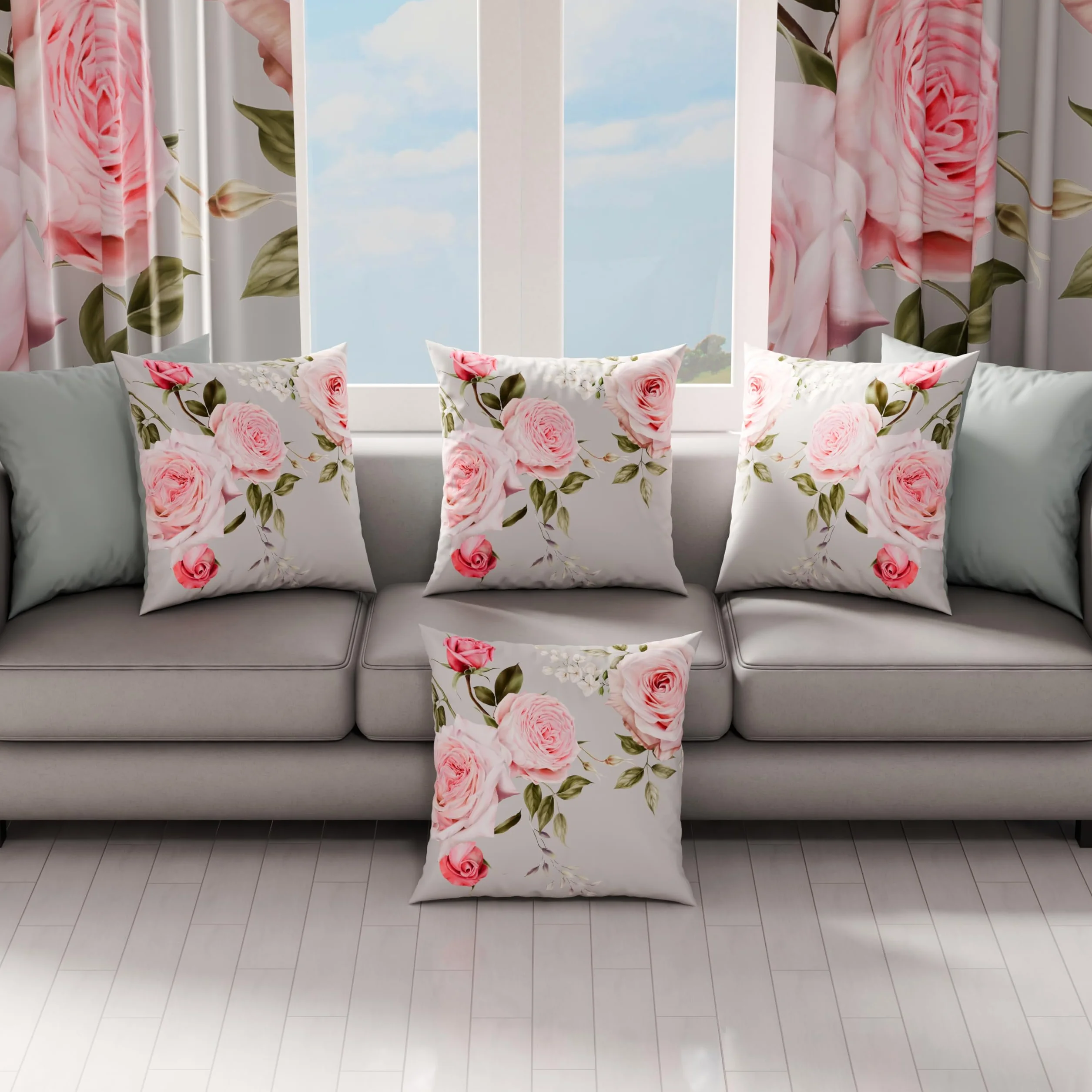PETTI Artigiani Italiani Federe Cuscino 80x80 cm Microfibra Set 2 Fodere Copricuscino Grigio Made in Italy