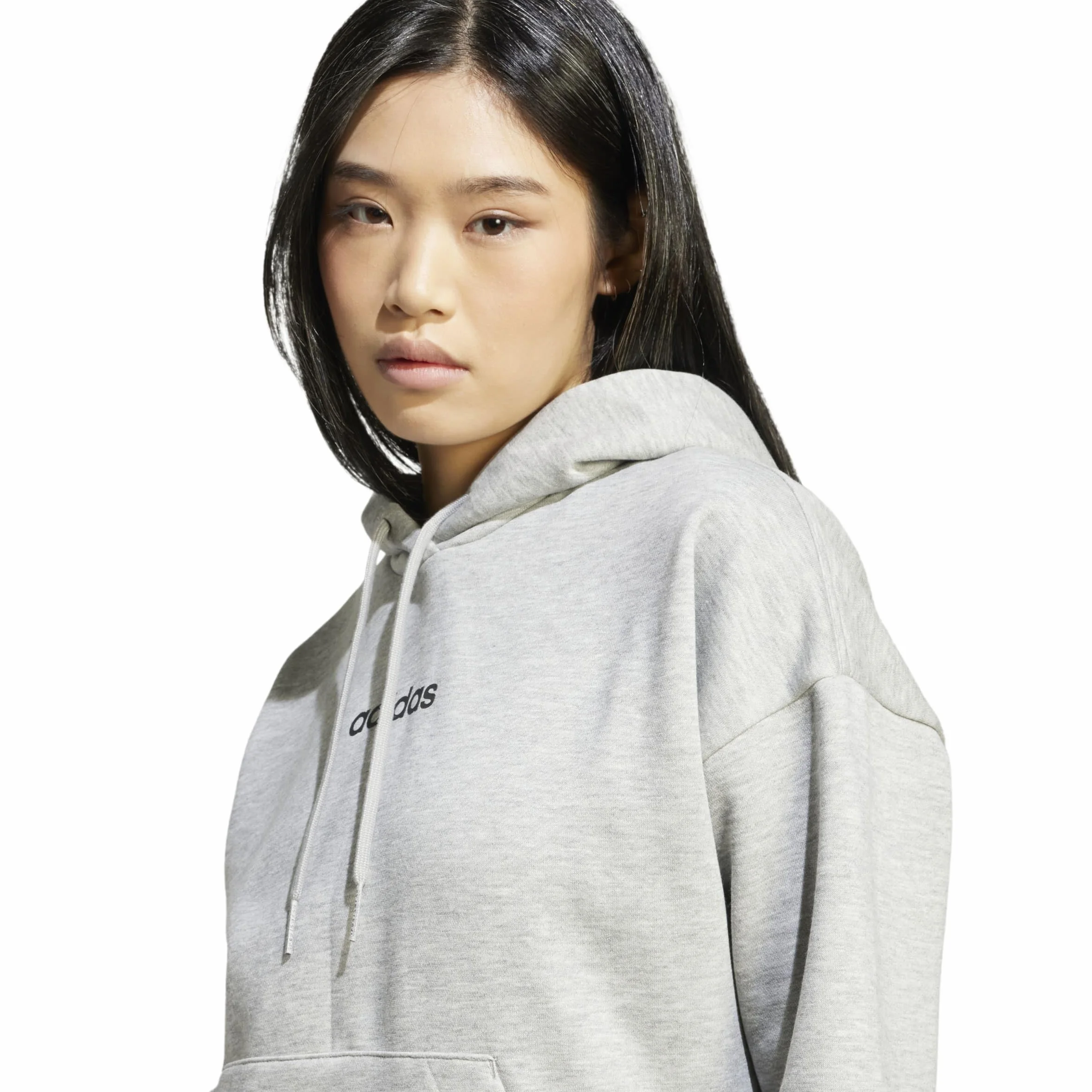 Adidas Donna Essentials Linear Fleece Hoodie