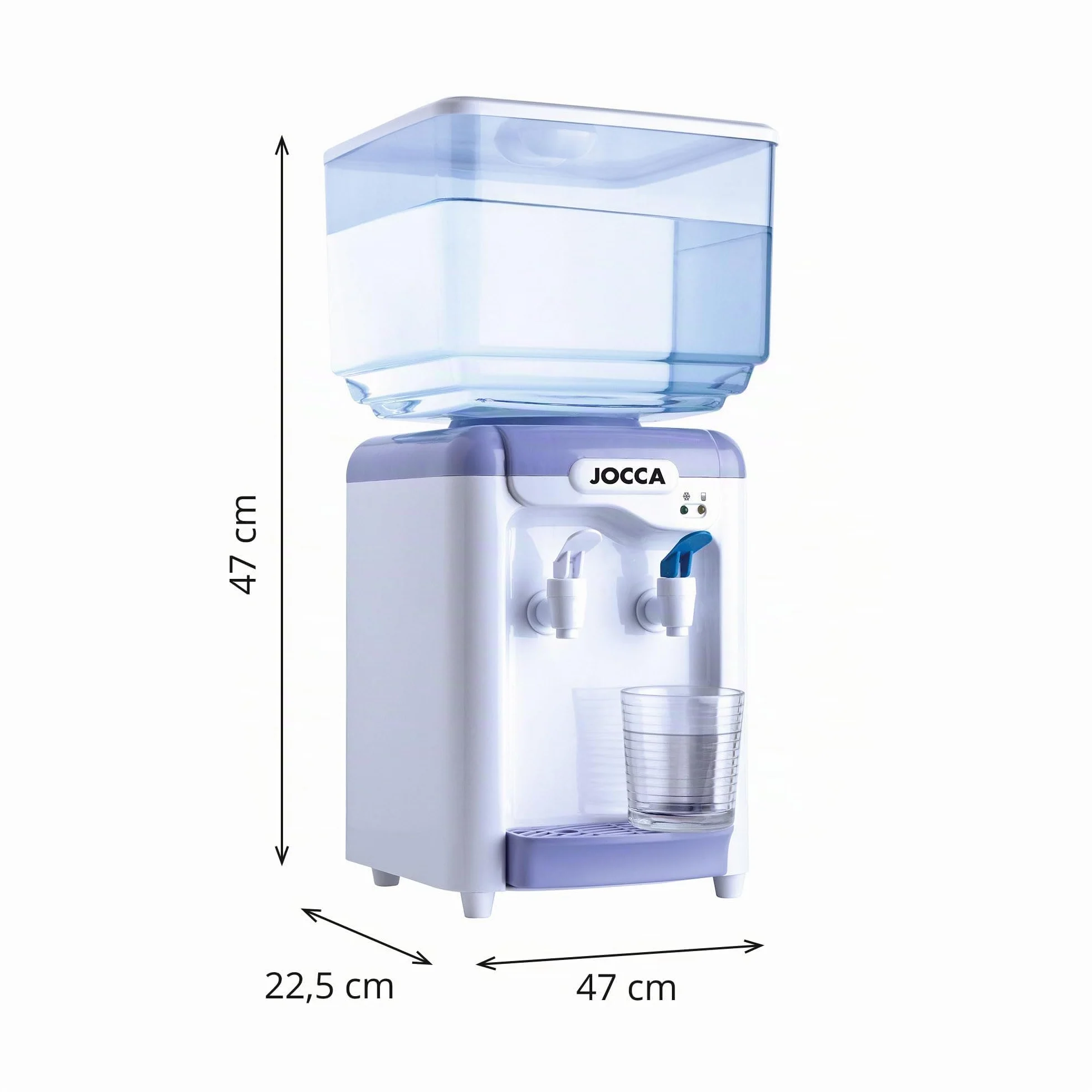 Jocca Distributore Acqua Elettrico 7L Display Digitale Sistema di Raffreddamento