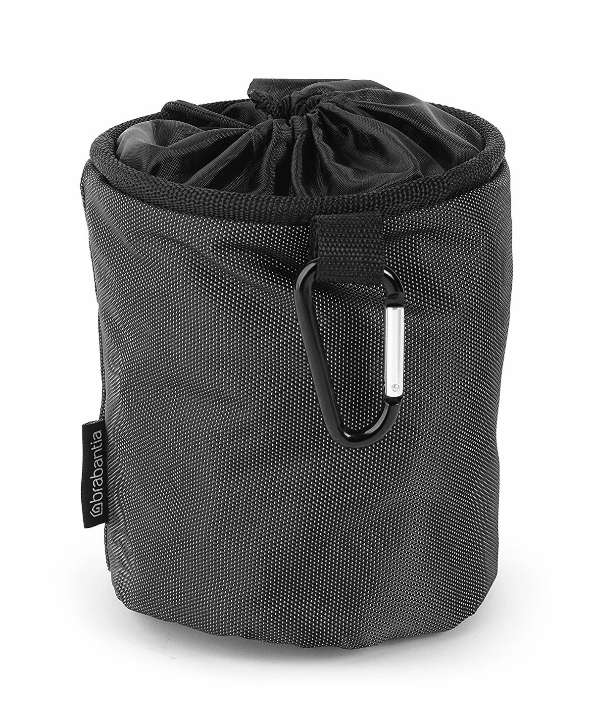 Brabantia - Porta Mollette - Spazioso Fino a 150 Mollette - Appendilo allo Stendibiancheria - Ideale per Uso All'aperto - Materiale Resistente agli Agenti Atmosferici - Black - 28 x 18 x 17.5 cm
