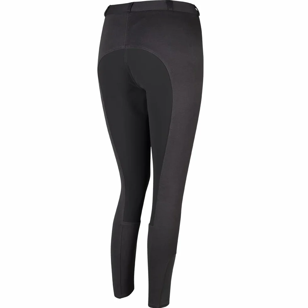 PFIFF Thea Pantaloni da equitazione con rinforzo integrale per bambini