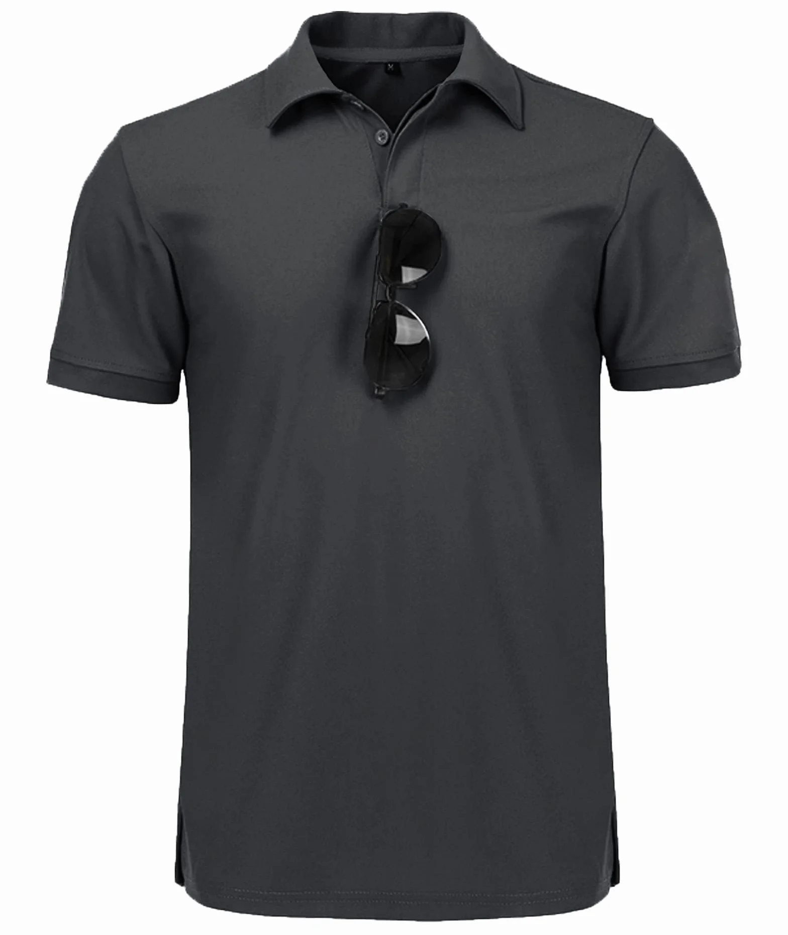 JACKETOWN Polo Shirt Uomo Manica Corta Asciugatura Rapida Traspirante Tennis Golf Regular Fit
