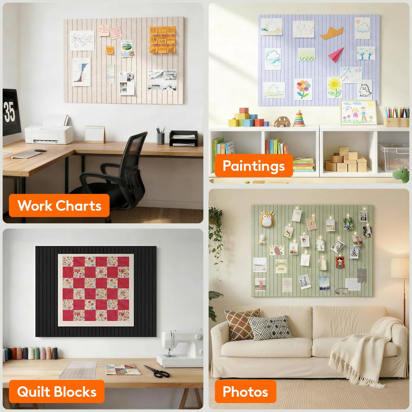 Lifewit Bacheca Adesiva in Feltro di Alta Qualità, Set da 12 Pannelli-120x90 cm, Ideale per Organizzare Note e Foto in Ufficio o a Casa, 50 Puntine Incluse, Alternativa Decorativa al Sughero, Beige