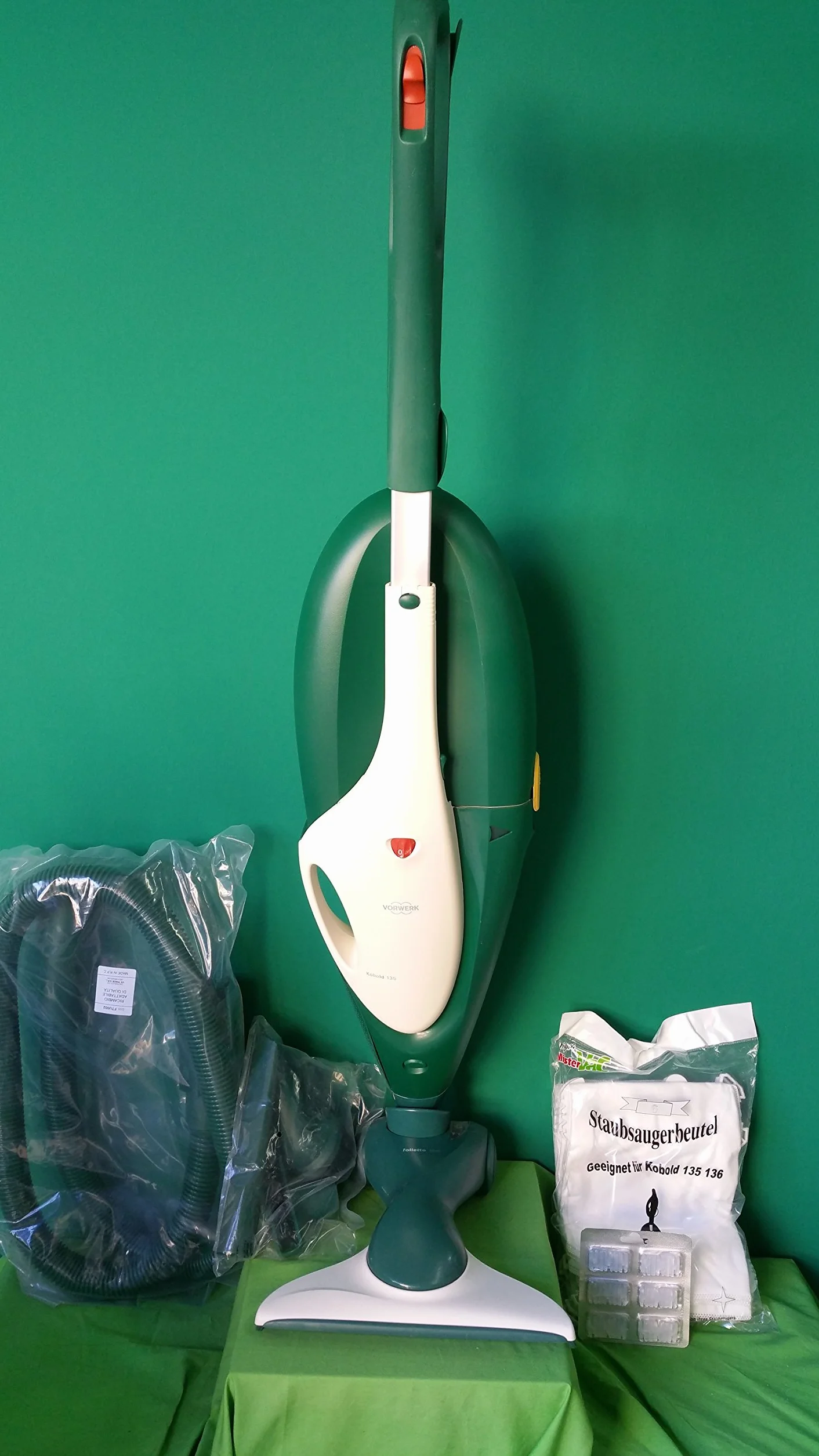 VORWERK FOLLETTO VK 135 HD 40 TUBO FLESSIBILE Scopa Elettrica Vapore Pavimento