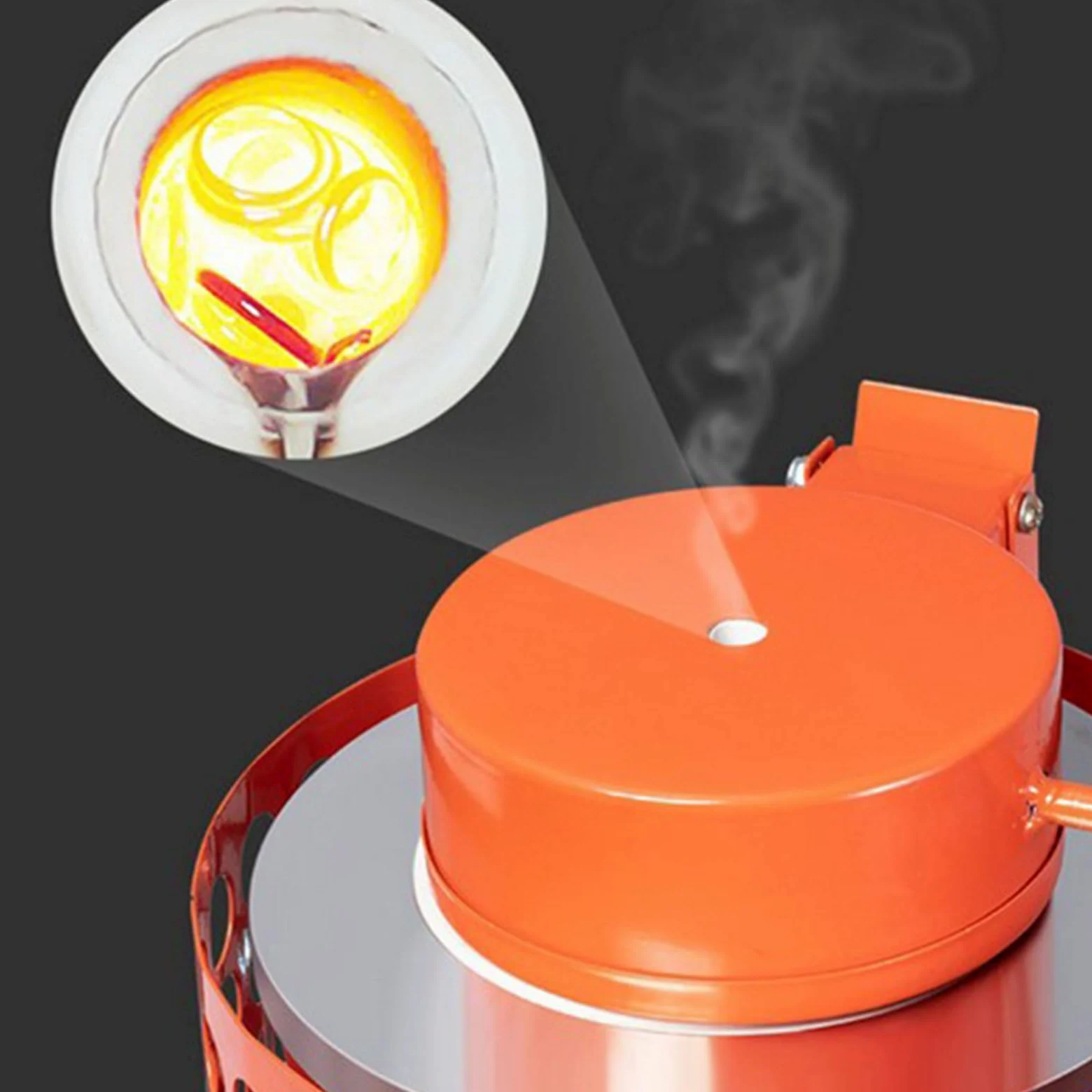 Macchina per Fusione Metalli con Display Digitale 1KG, Controllo Temperatura 1150°C, Kit Forno per Fusione Oro con crogioli da 1KG, 2KG e 3KG per Lavorazione di Gioielli, 2000W