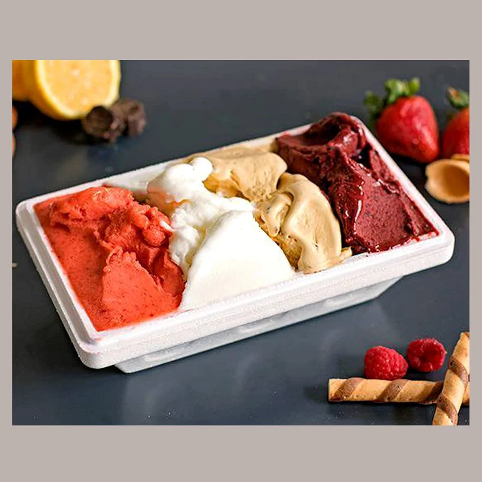 Lucgel Scatola Termica per Trasporto Gelato o Alimenti Freddi YETI MAX 1500gr / 2000cc ALCAS - 25 pezzi -