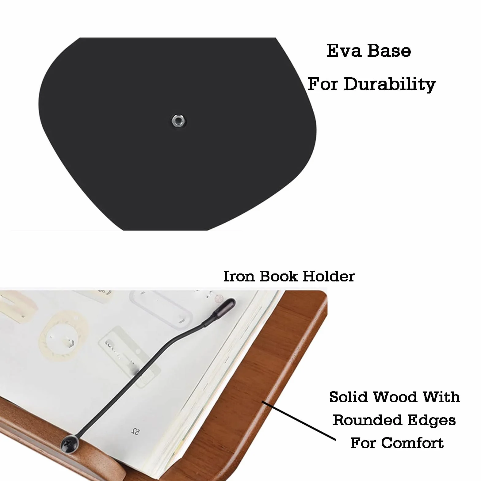 Supporto da lettura regolabile con elastico PaTablet supporto per & spartiti altezza 50130CMPerfetto per uso domestico e ufficio