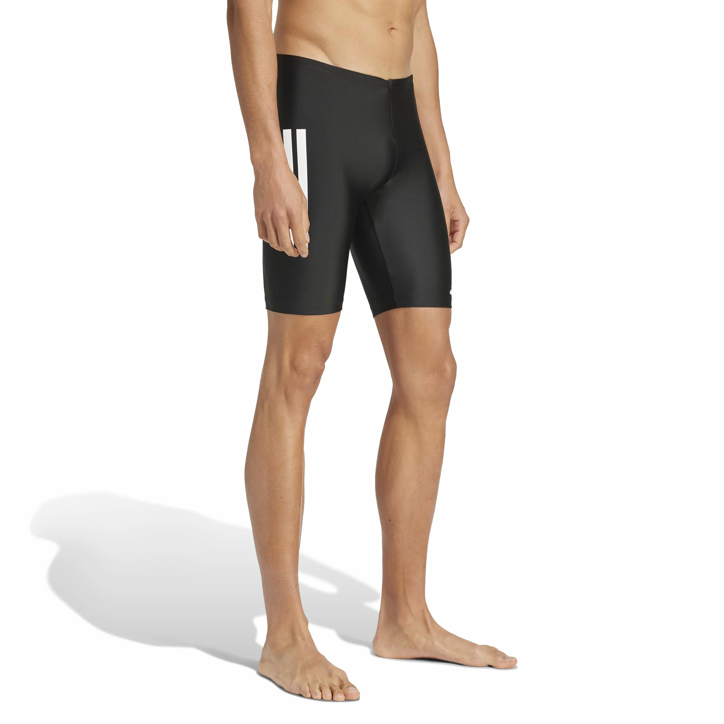 Adidas Uomo 3 Stripes Swim Jammers 8 inch