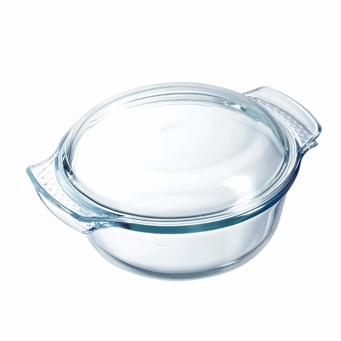Pyrex Classic Casseruola tonda con coperchio a tegame in vetro borosilicato, 4.9 L
