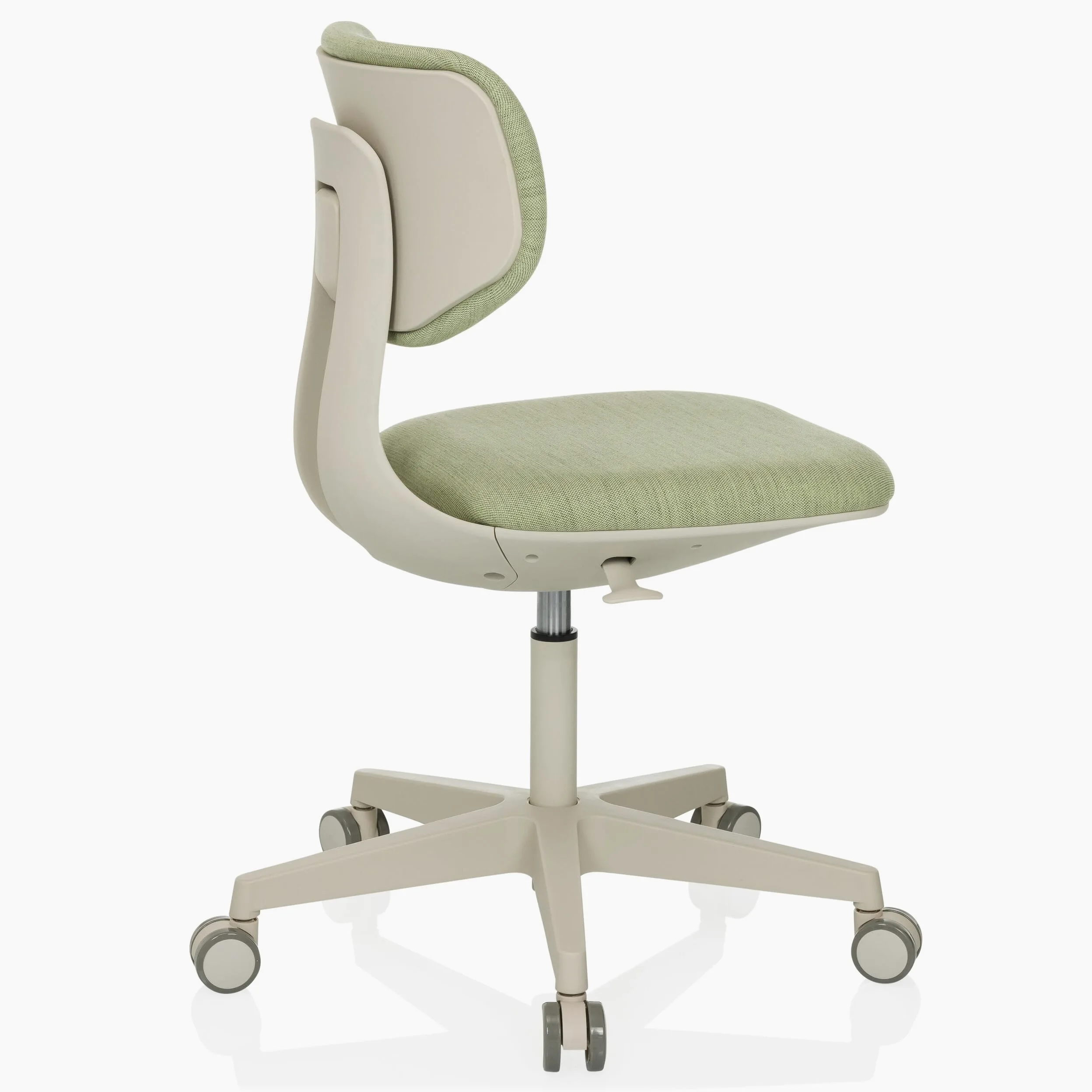 HJH Office sedia girevole per bambini con schienale regolabile in altezza KID CLASSIC Sedia da scrivania per bambini da 6 a 12 anni, verde