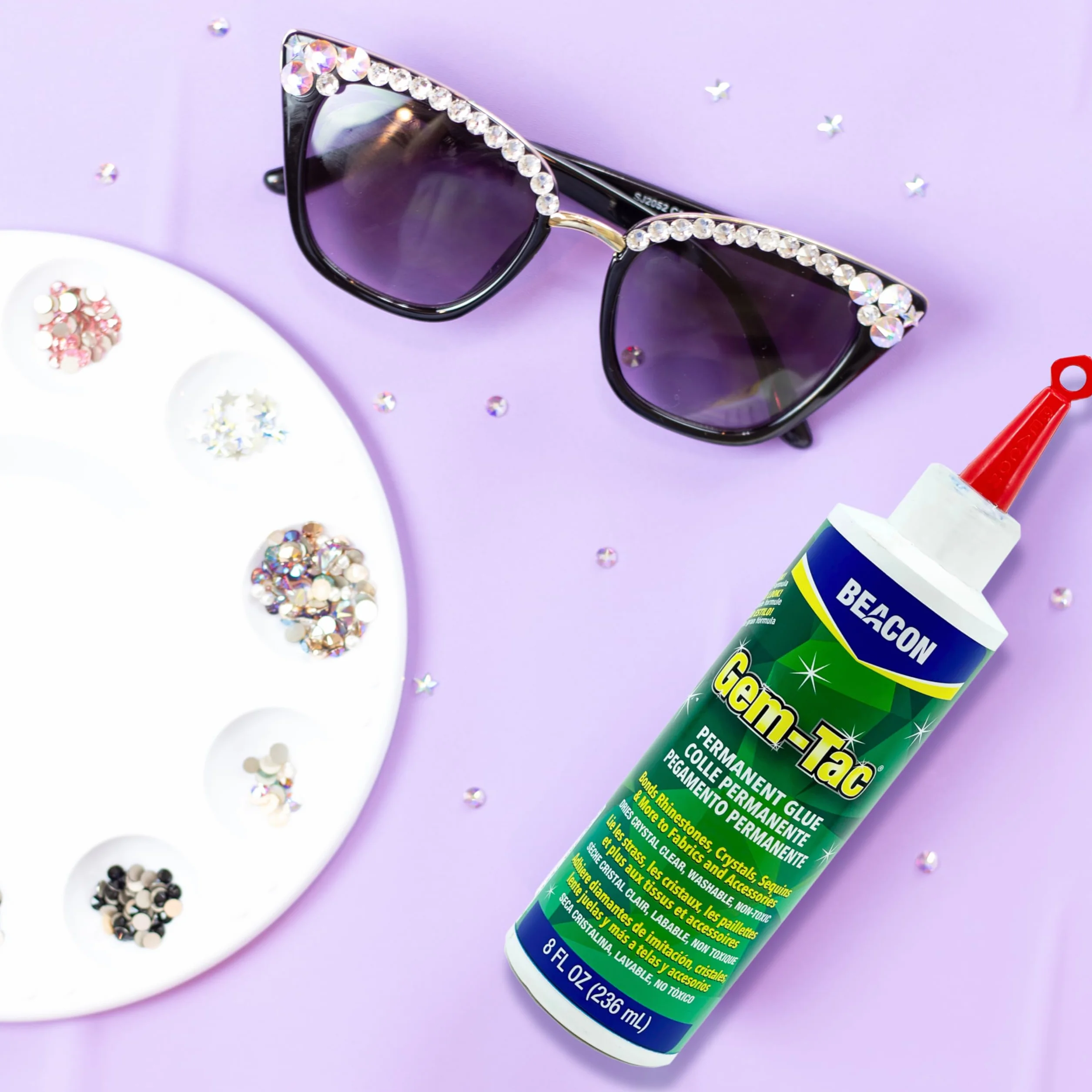 Gem-Tac - Bottiglia Media 118 ml, Trasparente