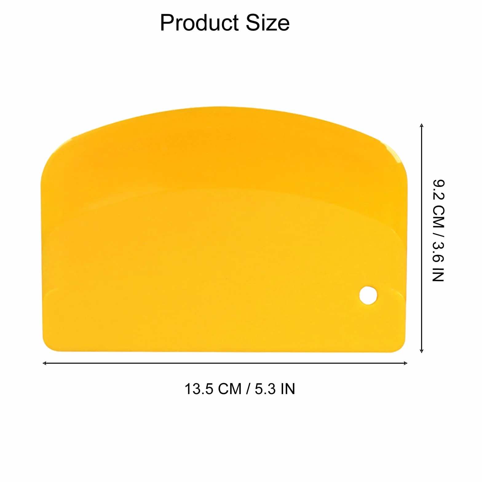 Spatola per Pizza 5 Pezzi 13.5x9.2cm Plastica Tagliapasta Raschietto da Banco Verde Blu Giallo Bianco Rosa