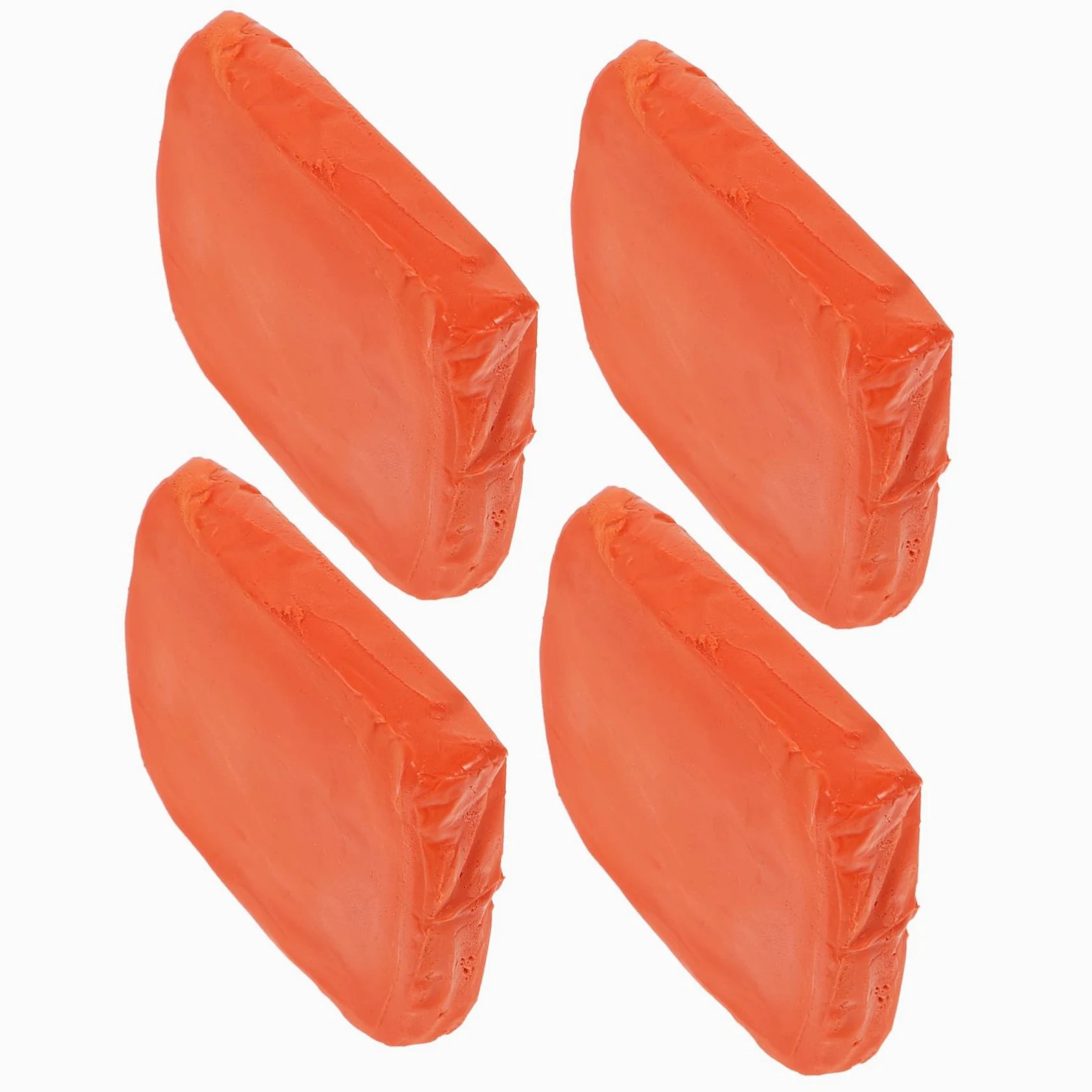 5 Set Dell'autolavaggio Argilla Sfregamento Plastilina Macchine Clay Block per I Dettagli Dell'auto Prodotti per La Pulizia Dell'auto Gomma da Cancellare Arancia 4 Pezzi*5