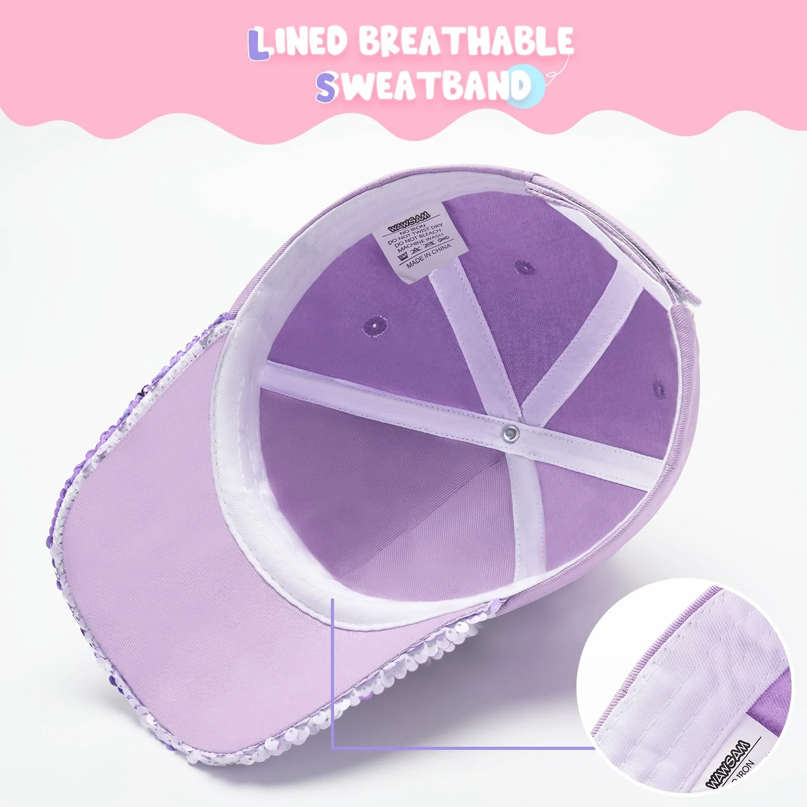 WAWSAM Berretto da Baseball per Ragazze Berretto da Camionista per Bambini in Cotone Berretto con Snapback