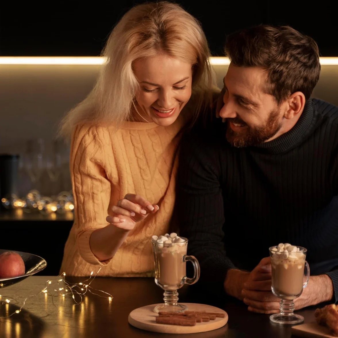 Premier 1405262 Set di 4 Bicchieri da caffè irlandesi, Vetro, Argento